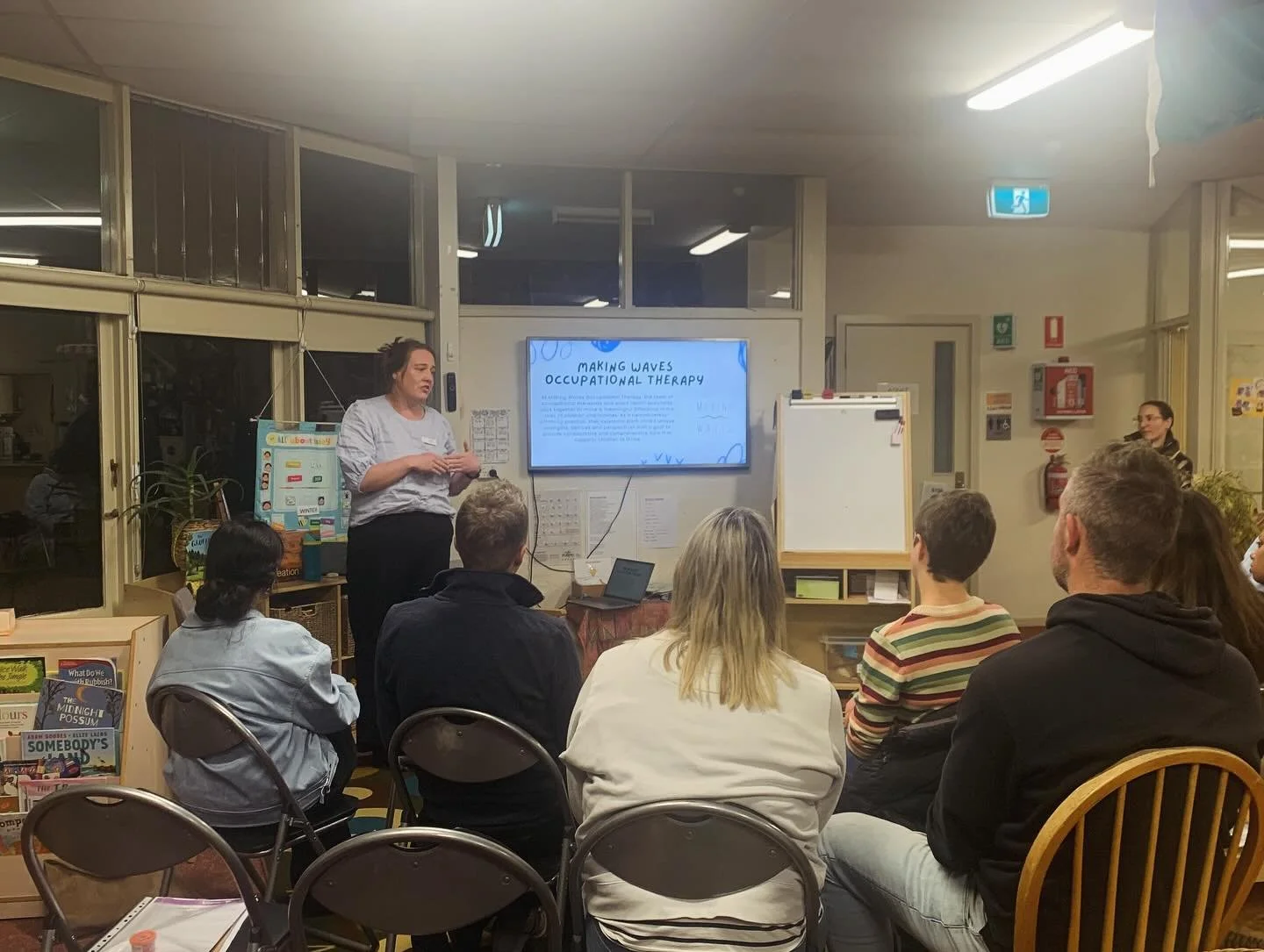 Tonight I had the privilege of presenting at @southmorningtonpreschool&rsquo;s School Readiness Information Night. 

We spoke about how OTs can support children and parents with this big change. We love helping kids feel confident and ready for schoo