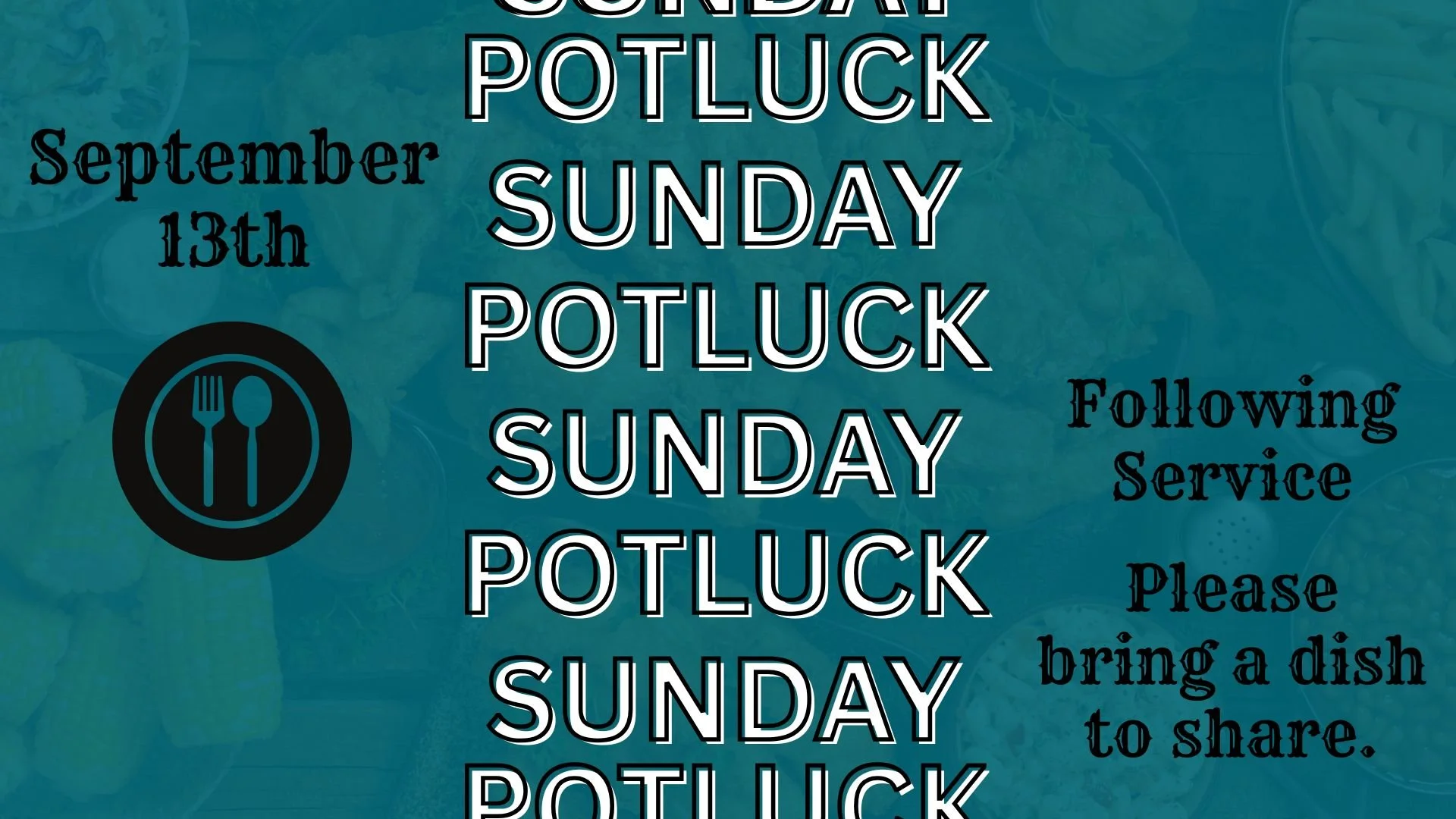 Potluck Sunday 