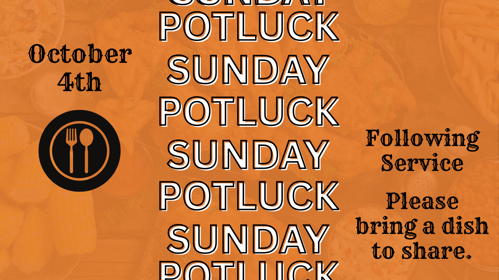 Potluck Sunday 