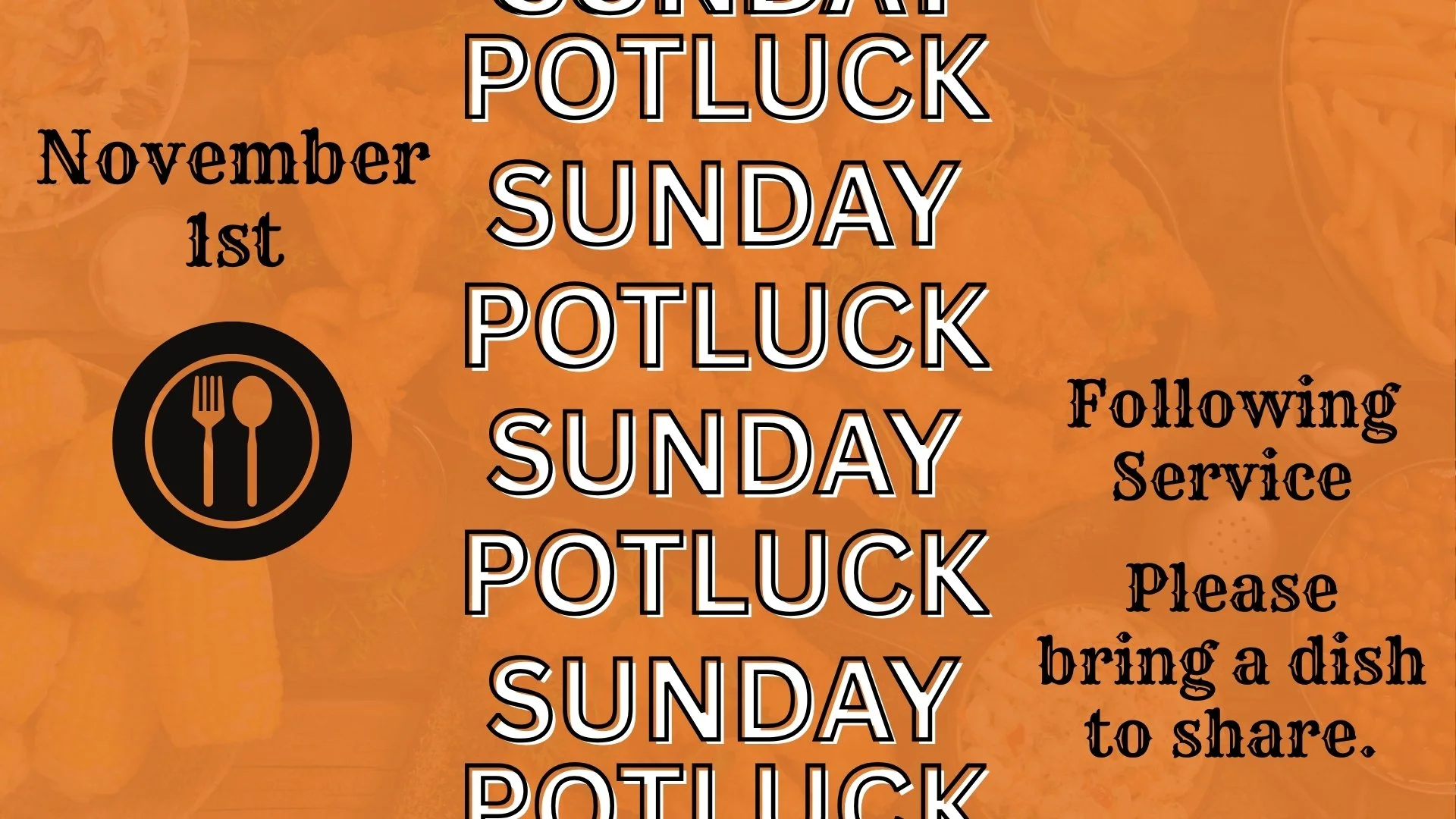 Potluck Sunday 