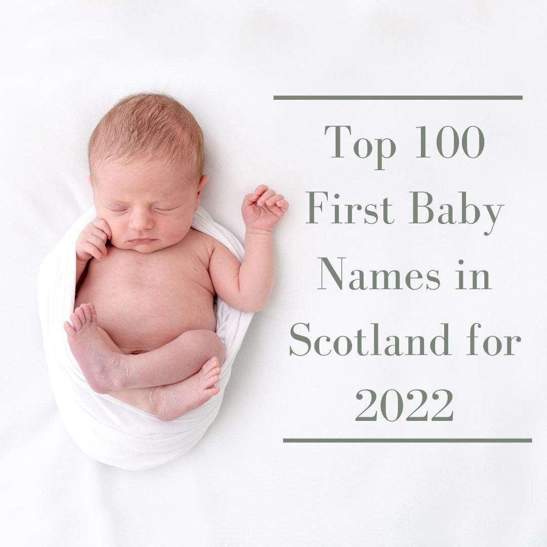 The Top 100 First Names in Scotland is a wee favourite of mine every year. 

I am very much done with having my family but it's interesting to see what other people are naming their ickle new additions (and silently judge some of the more interesting