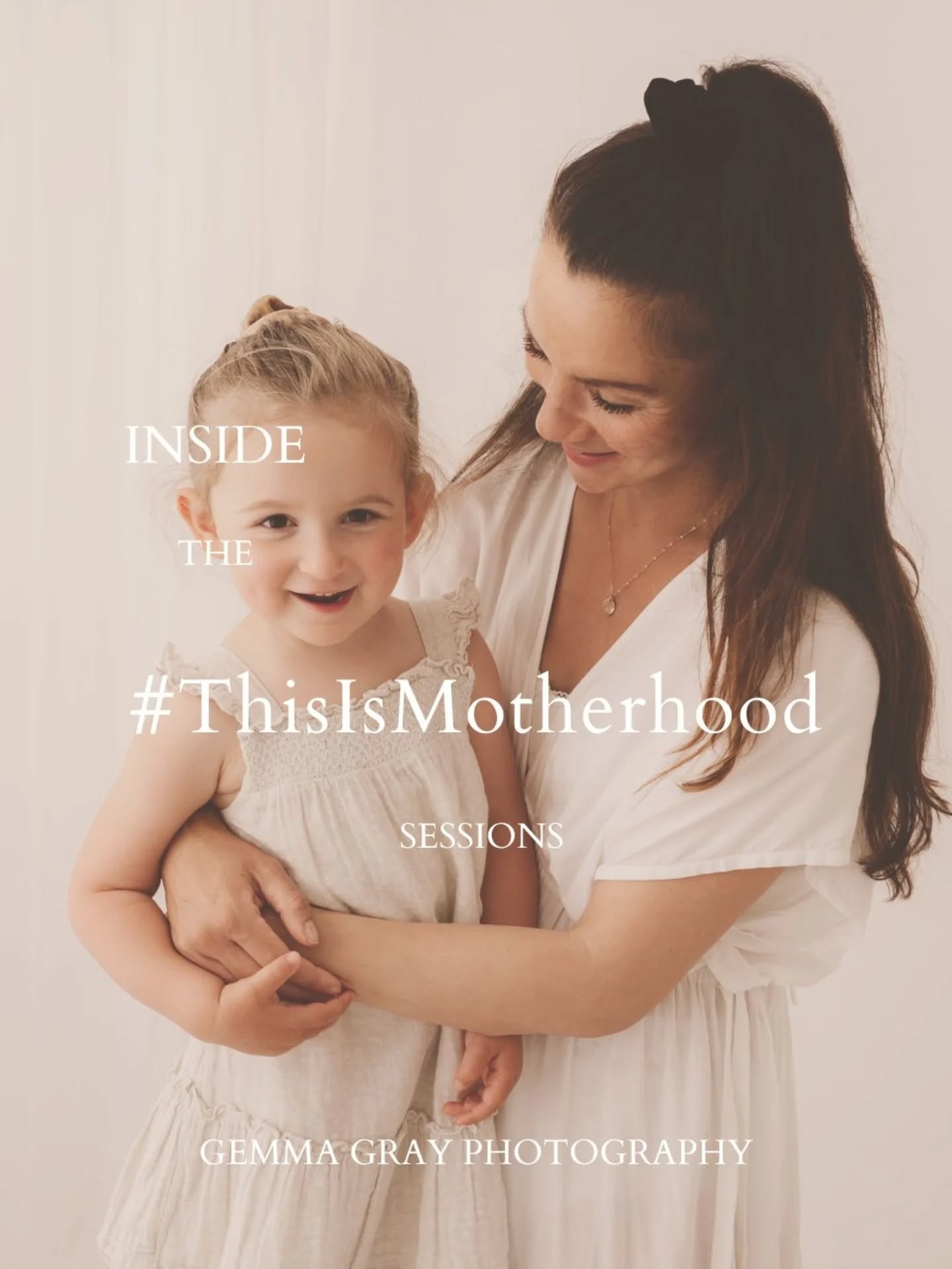 #ThisIsMotherhood mini photography sessions are available this evening...if you are on the mailing list! 

Check your junk inbox for the link.

This year I have two options for you. 

Come and play outdoors or have some fun in the studio. 

Either wa