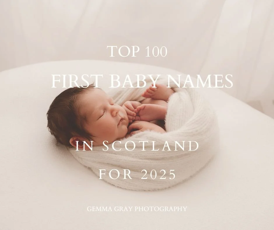 Top 100 First Baby Names in Scotland in 2025