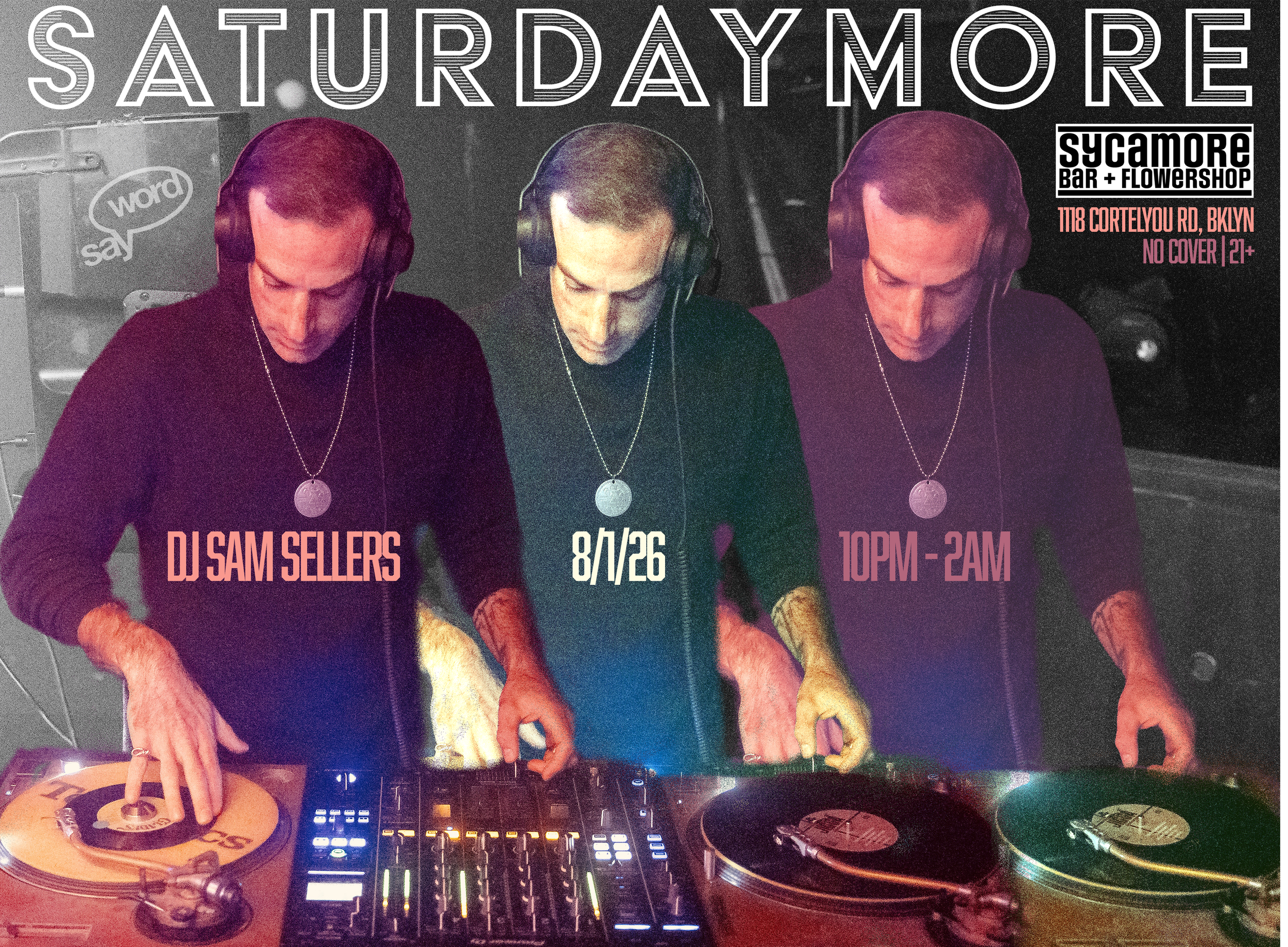Saturday at Sycamore: SATURDAYMORE