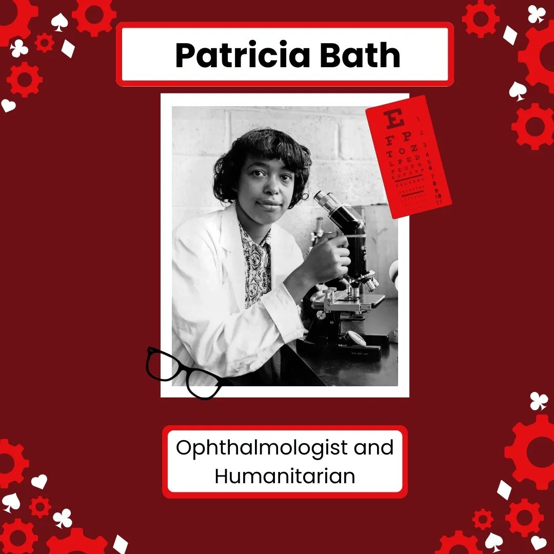 Yesterday was International Woman's Day! The Janksters honor Patricia Era Bath, a ophthalmologist and a humanitarian who is recognized as the first African-American woman to receive a medical patent for her work. She was also first female member of t