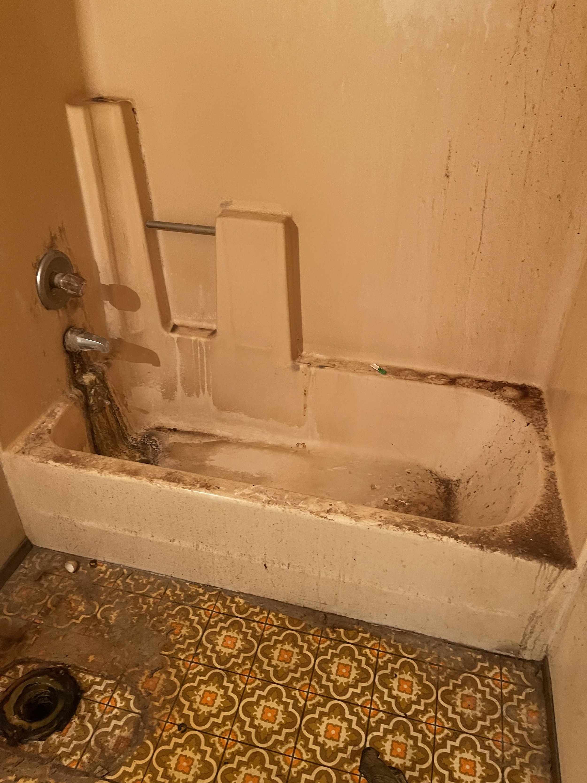 Bathroom when we bought it