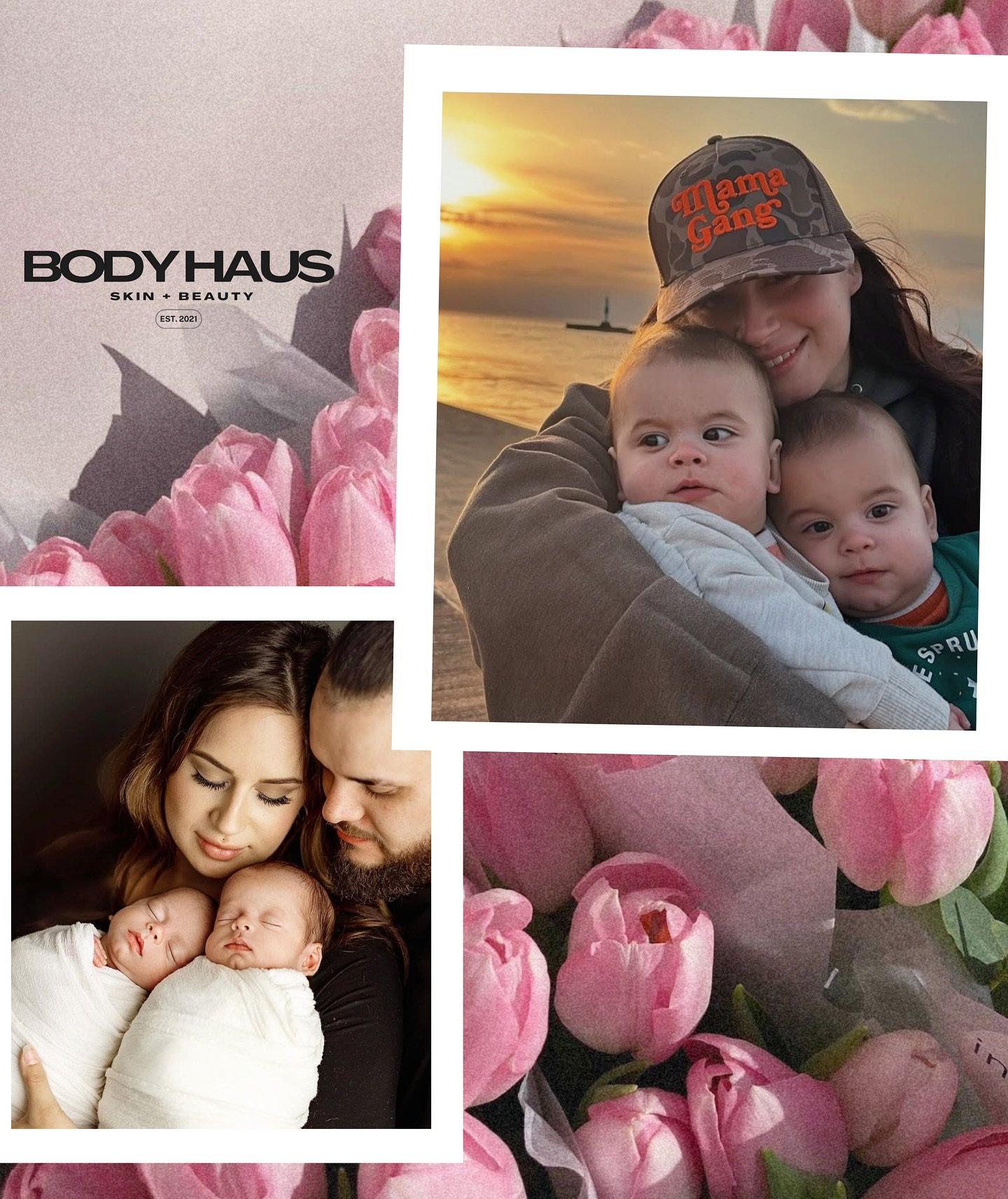 Happy Mother’s Day from Body Haus! This year holds extra meaning as our owner, Carley, welcomed her identical twin boys—double the love, double the joy!
We’re so grateful for the incredible women who walk through our doors. Thank y