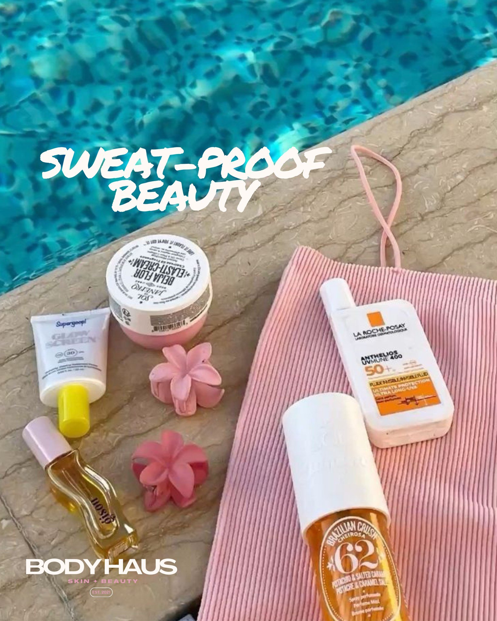 Stay flawless through heat, humidity, and pool days with our long-lasting, low-maintenance services:
💧 Lash Lift + Tint – smudge-free lashes without the need for mascara
💧 Lash Extensions – wake up glam with no effort, no sweat
💧 Brow