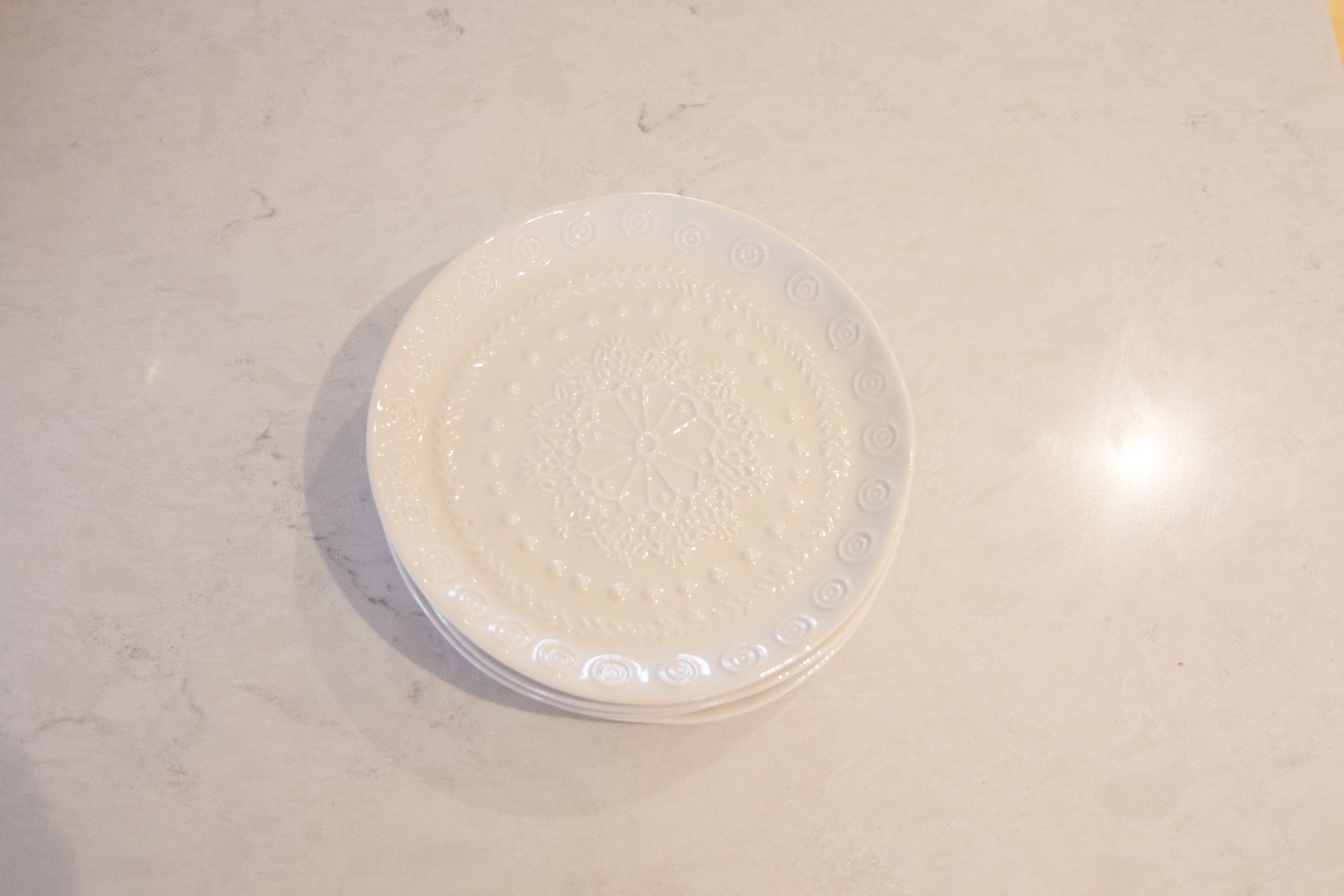 Snowflake appetizer plate, $4.95
SALE $4.00