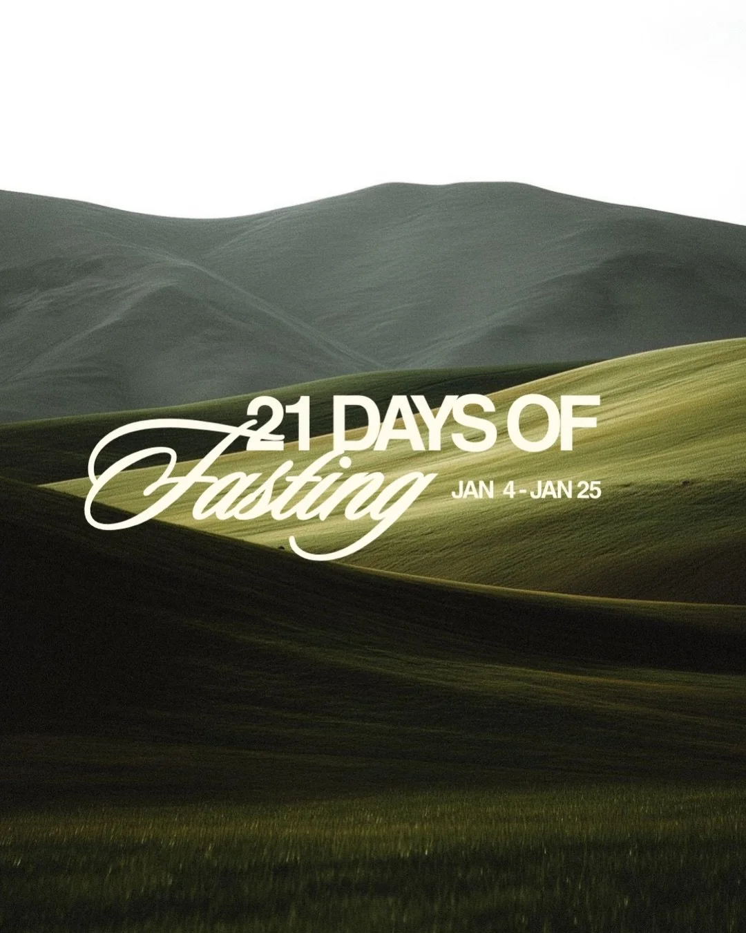 We are entering 21 Days of Prayer &amp; Fasting as a church family! 🤍

This is a time to seek God, grow spiritually, and align our hearts with His will.

FASTING OPTIONS INCLUDE:
&bull; Daniel Fast
&bull; Partial or meal fast
&bull; Liquid fast
&bul
