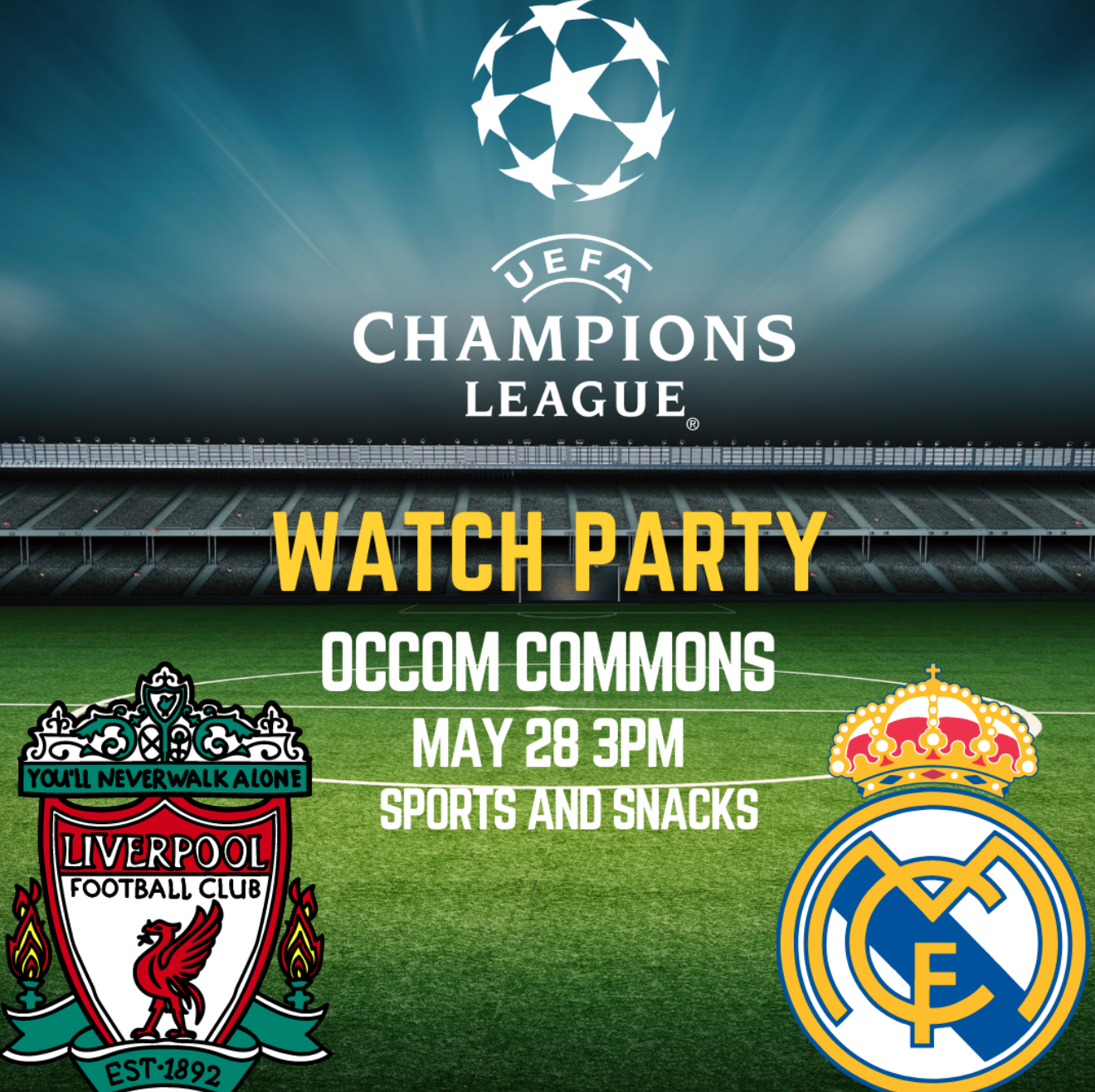 Champions League Watch Party — North Park House