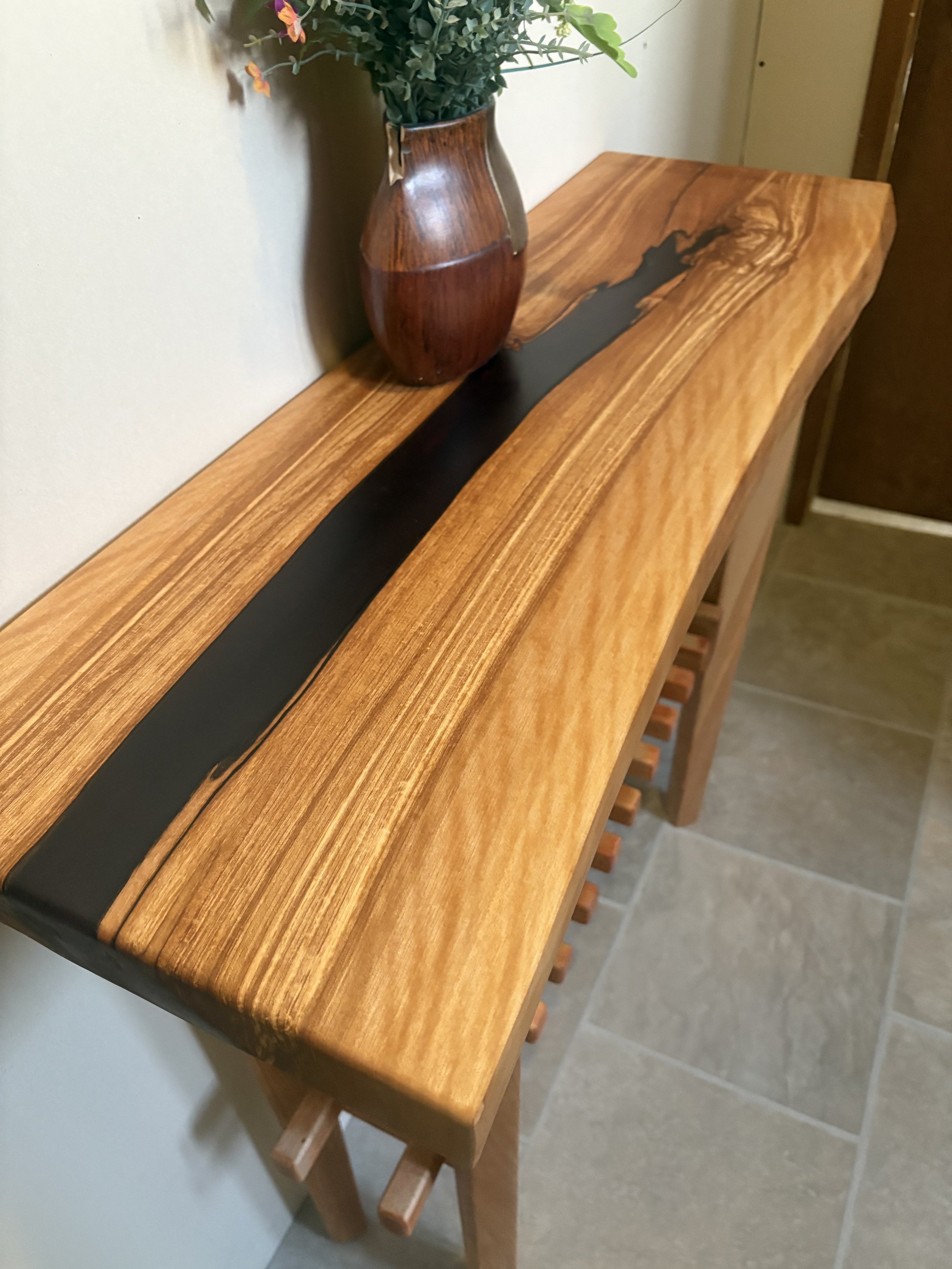 Entryway Live Edge Table