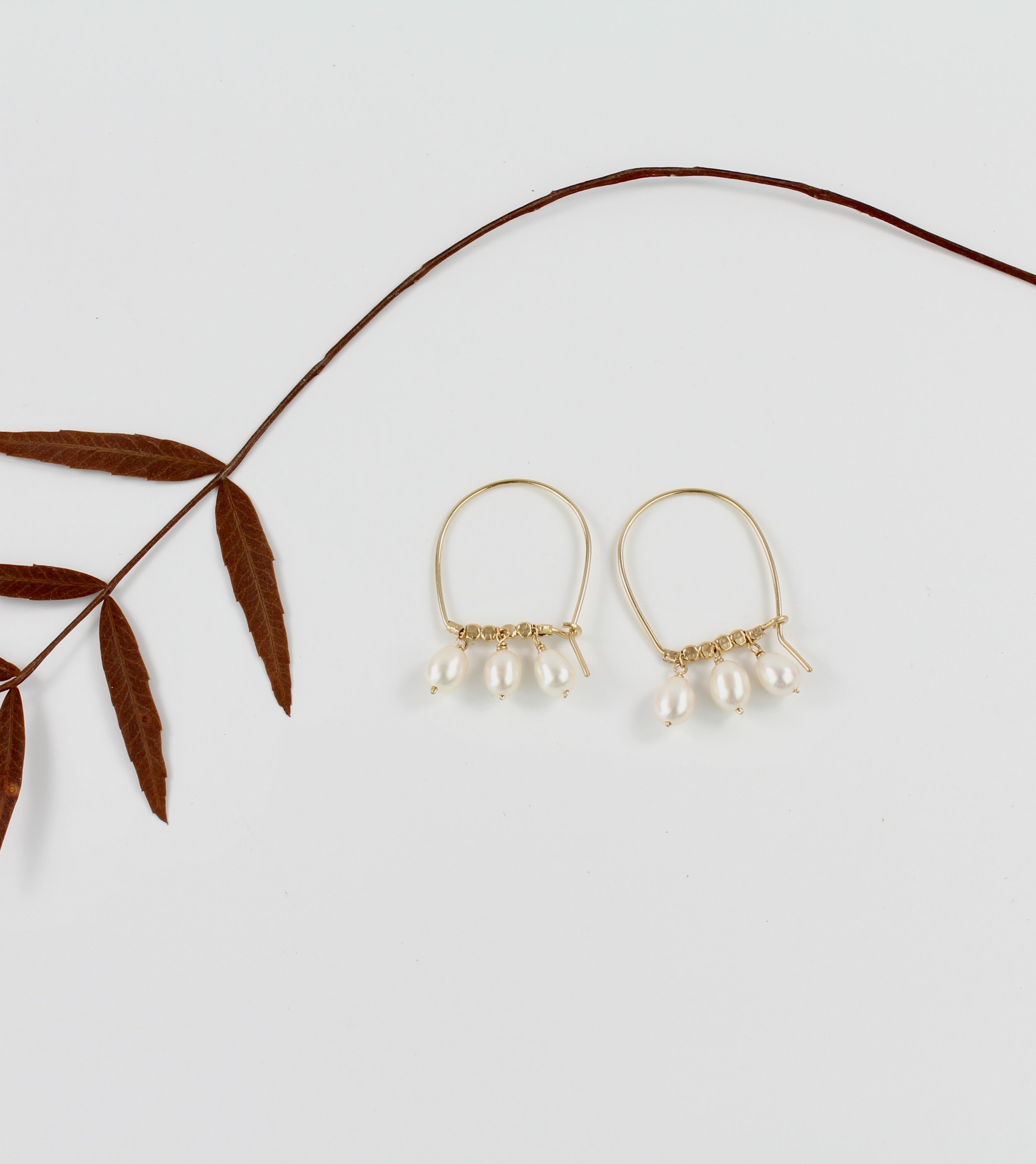 shower of pearls earrings