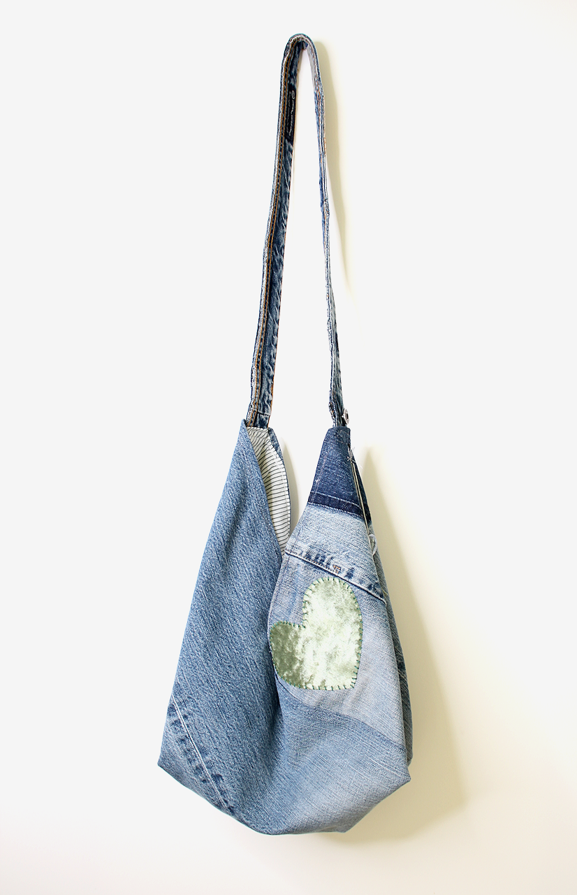big heart handbag