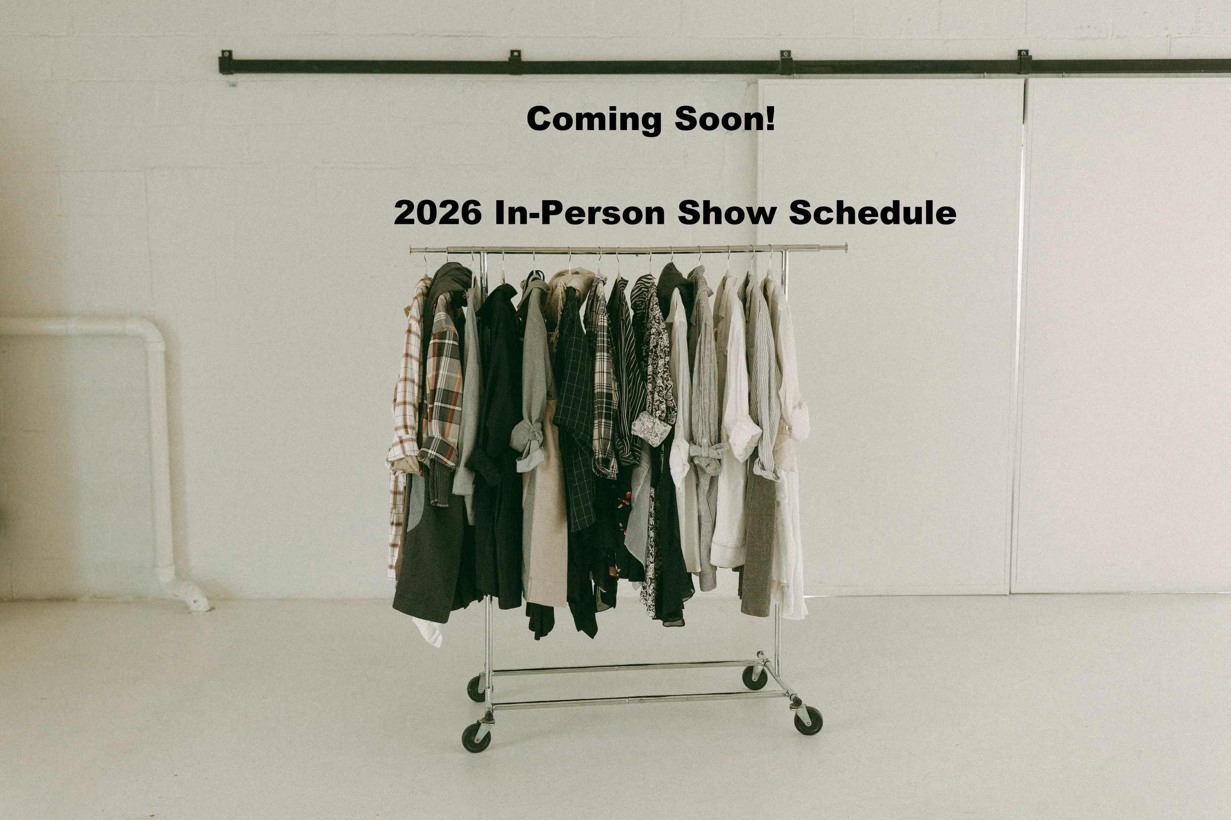 2026 Schedule of Shows and Pop-ups