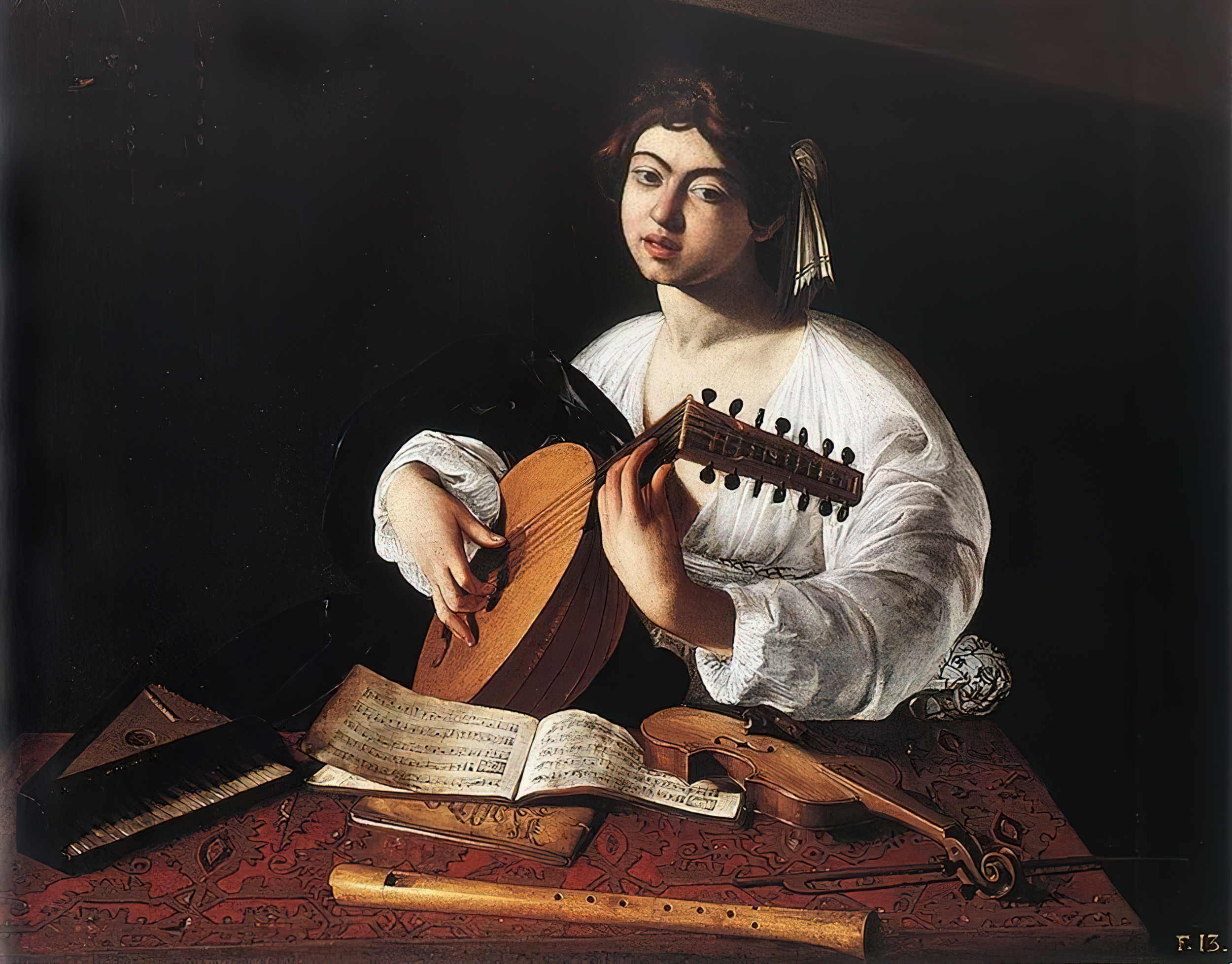 CARAVAGGIO, THE LUTE PLAYER, 1596