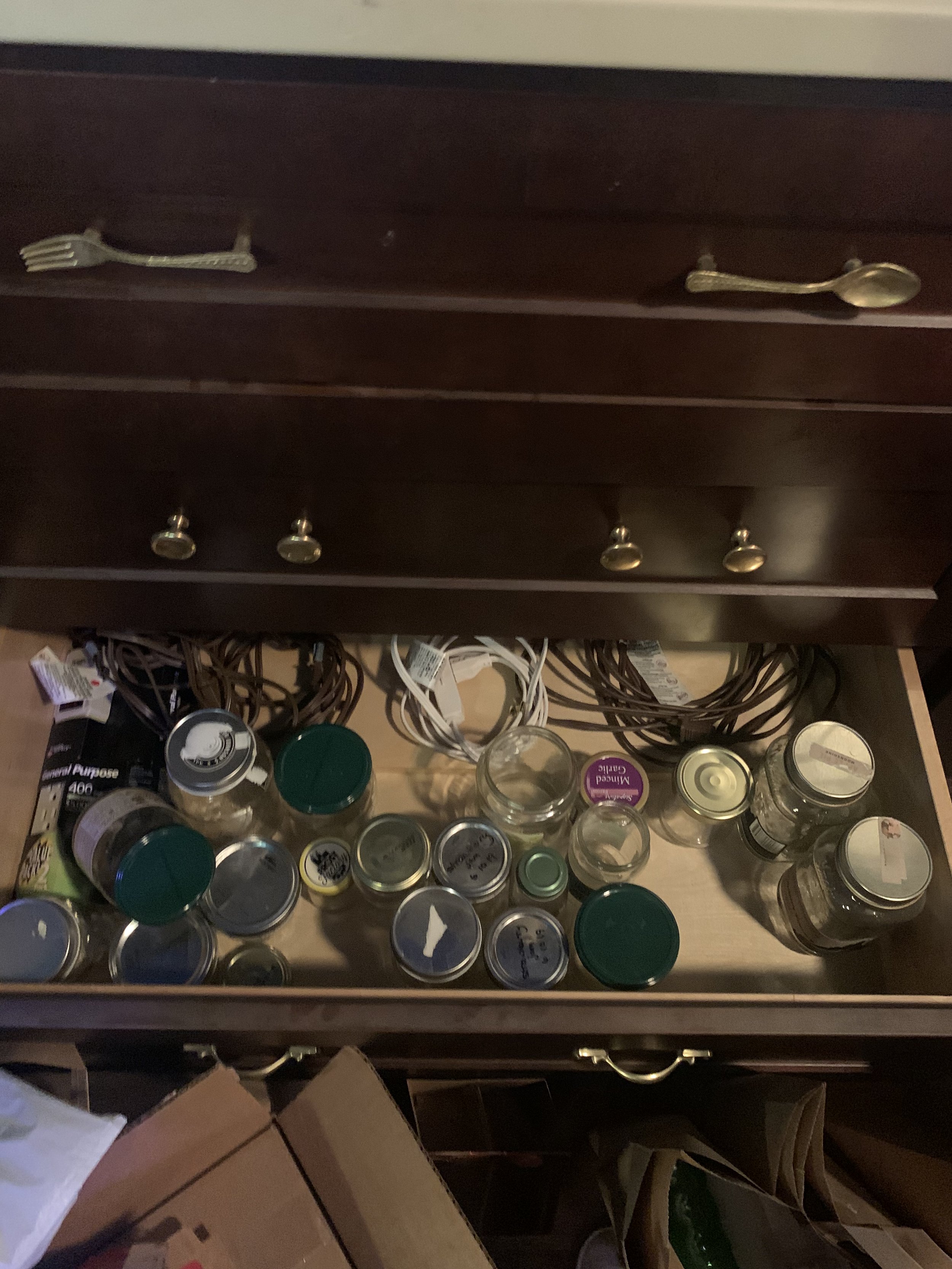 Before: Drink Backstock Drawer