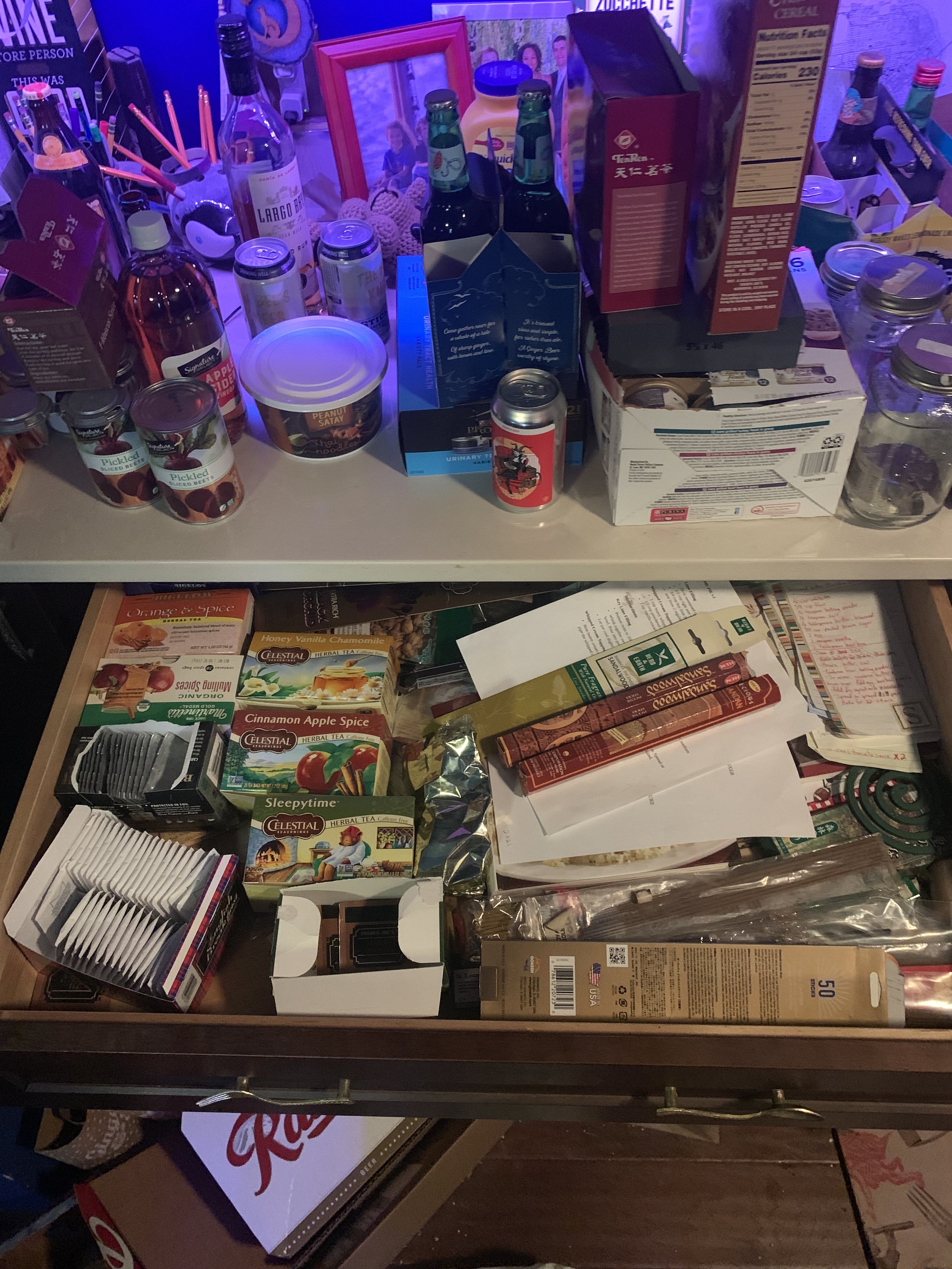 Before: Tea Drawer