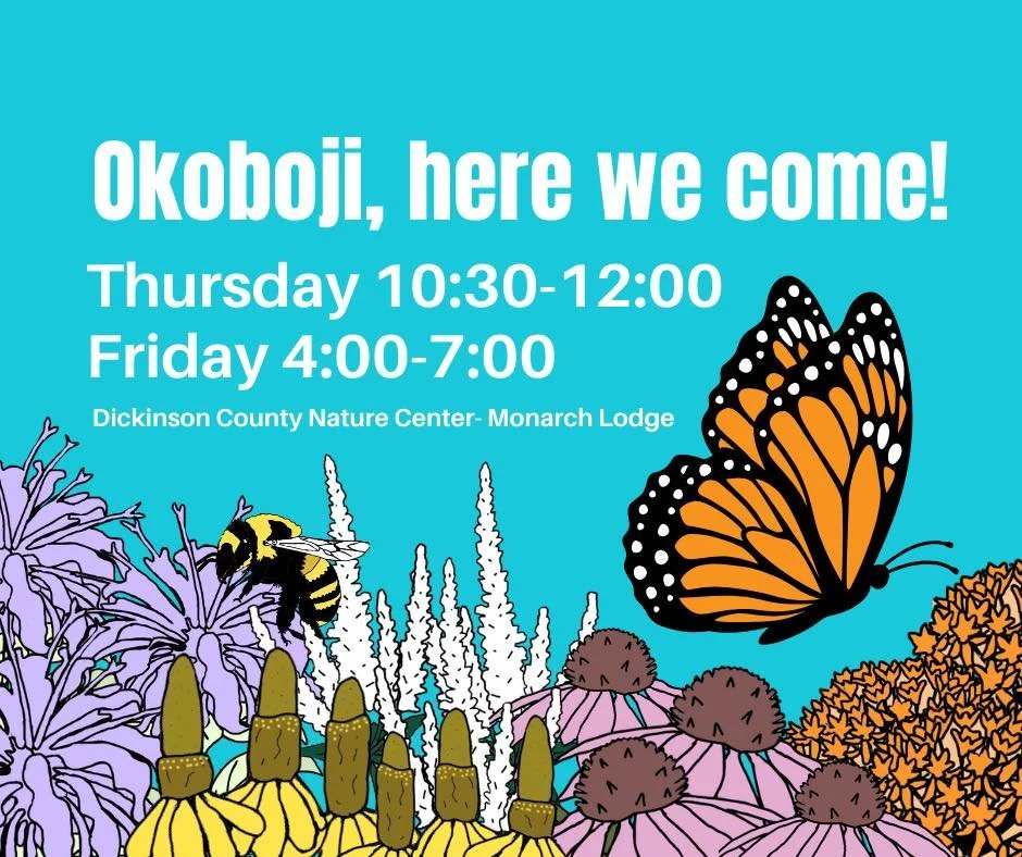 Native Plant Sales this week!
Check out our website for available plants!

Thursday September 4
Kenue Coffee Hour
Host: Dickinson County Nature Center
22785 Nature Center Road Okoboji, IA 
10:30-11:30 Presentation: Planting Native Prairie Flowers, pl