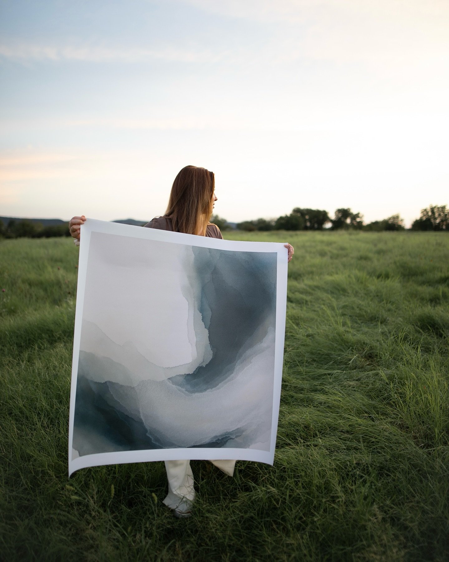My latest print collection is Now Live 💙

The originals have sold, but five prints from my &lsquo;Light After Rain&rsquo; Collection have been selected to live on and continue telling the story of the work &mdash; and I&rsquo;m so excited to share t