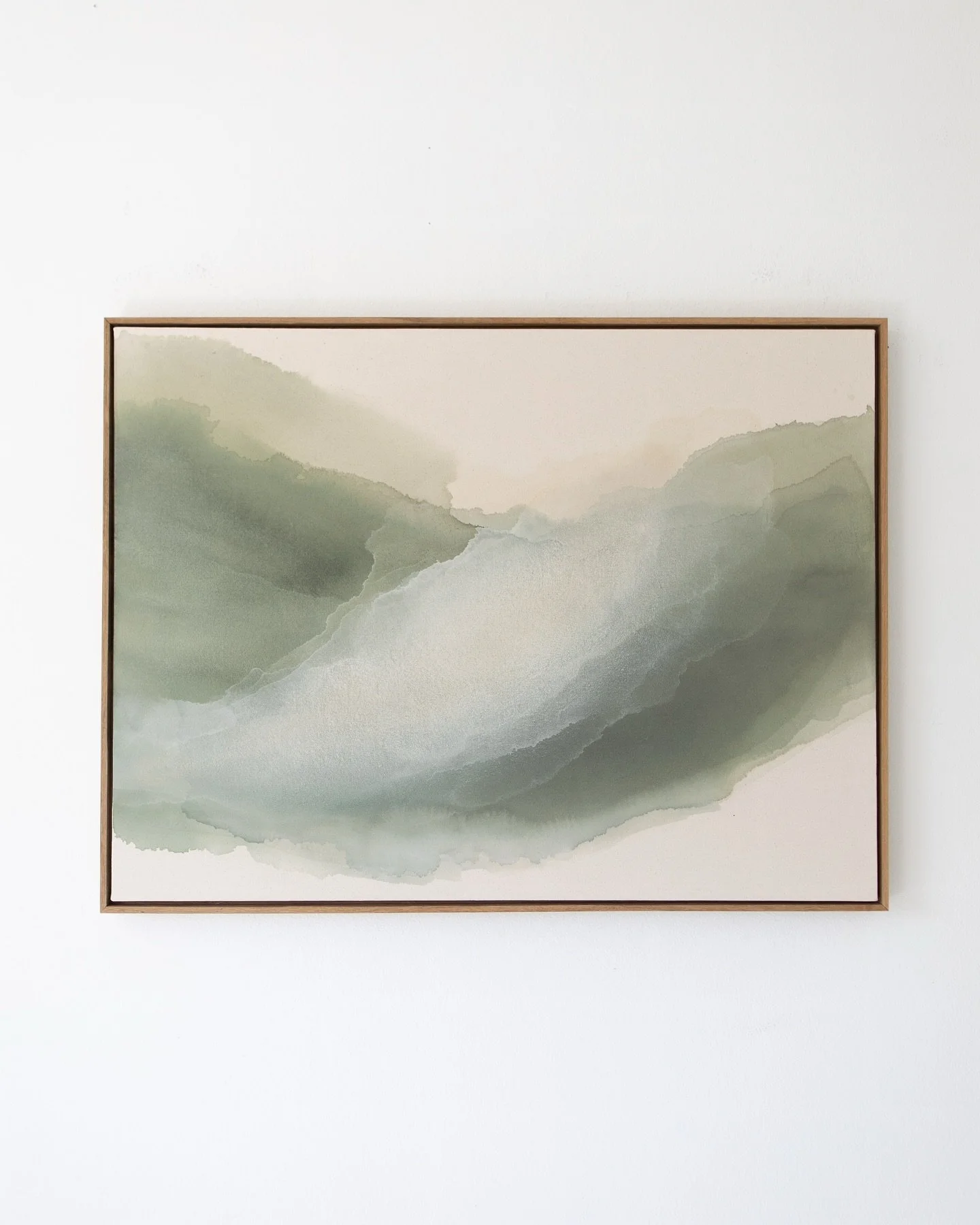 A recent favorite, Softening Light | 36x48in. 
Capturing a delicate feeling of light moving throughout the day and radiating a warmth through the layers. Although appearing simple in form, there were many layers built within this piece to create sha