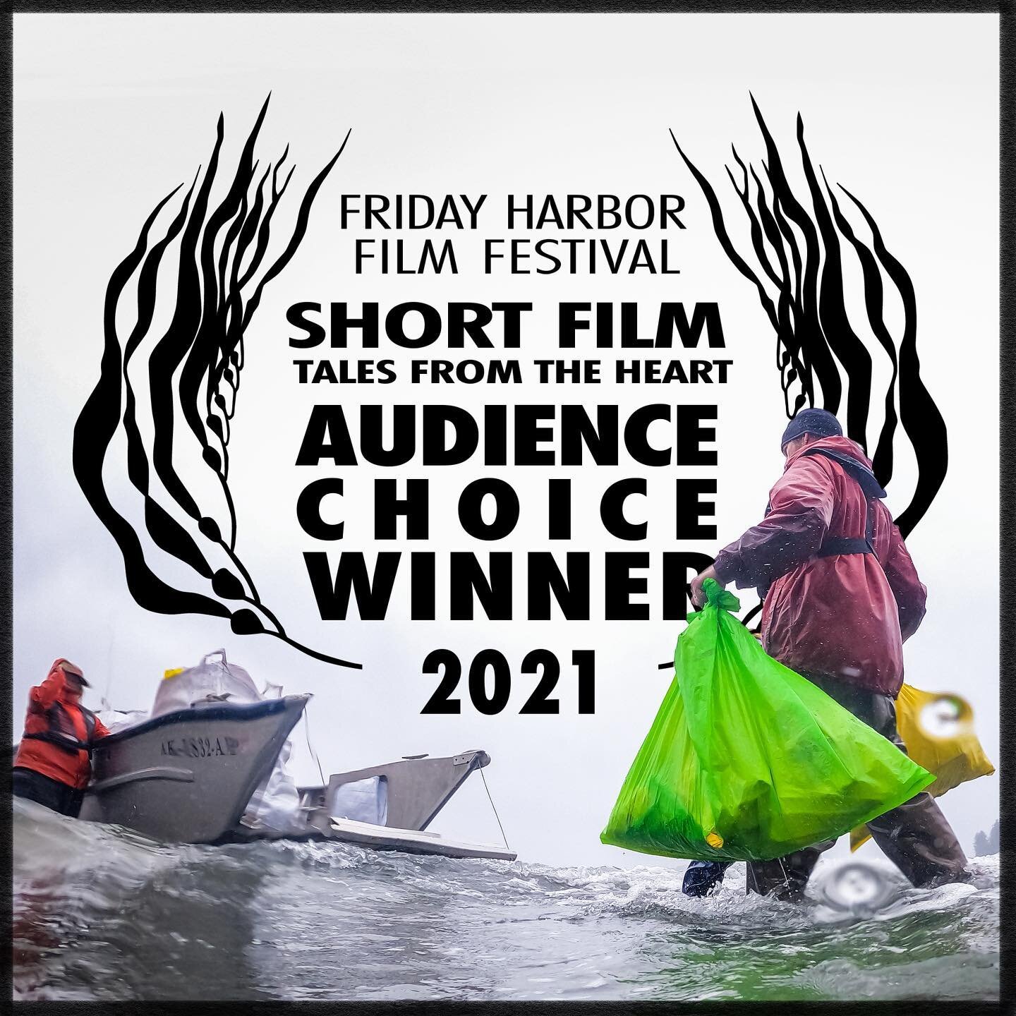 Honored to receive the Tales from the Heart award from the @fridayharborfilm festival for If You Give a Beach a Bottle. Marine debris is still a largely invisible problem for most people and a short film is just one small way to bring awareness to th