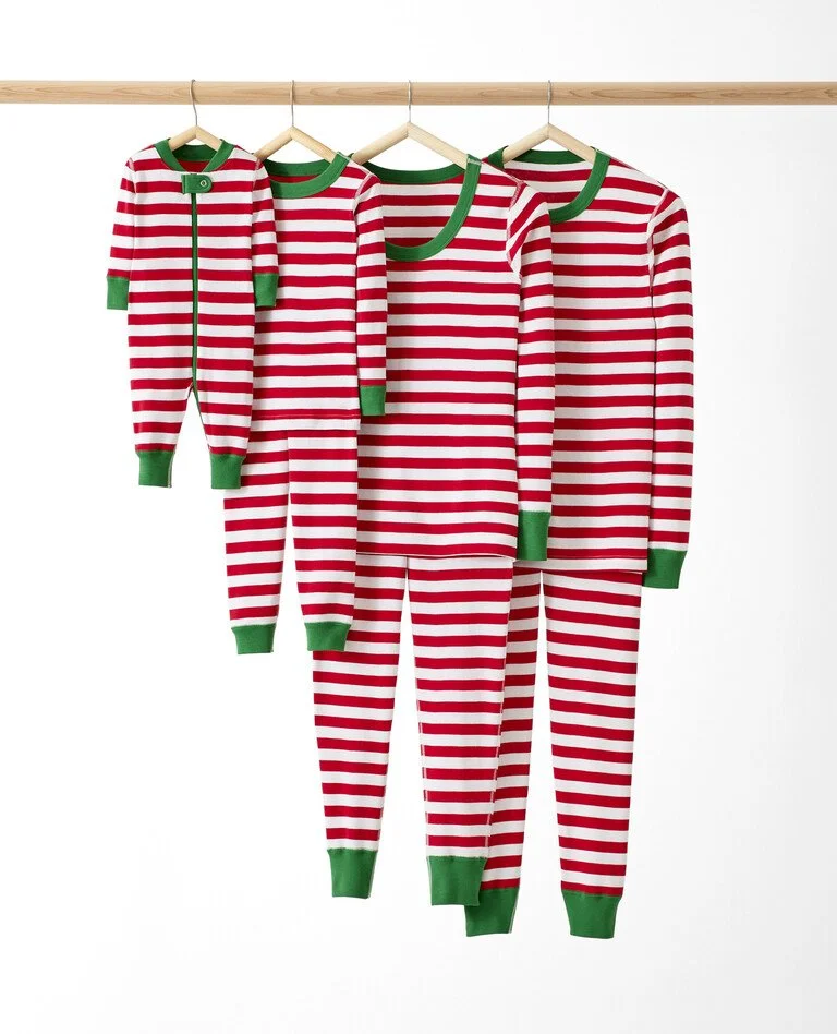 Striped Family Christmas Pajamas