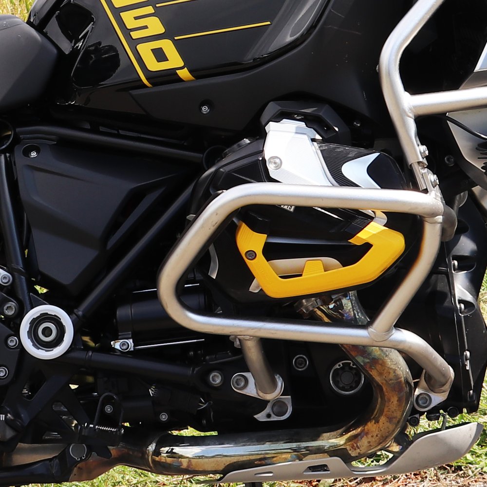 motorcycle crash bars engine protection boxer twin BMWGSA Review