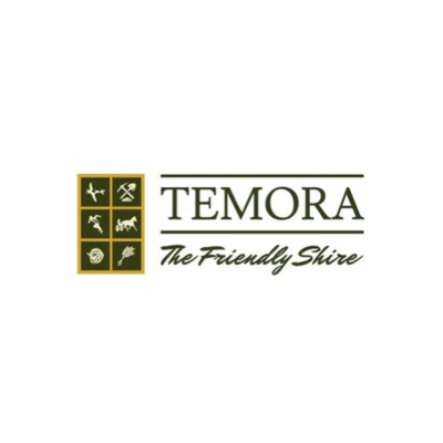 Temora Shire council logo - 'The friendly shire'