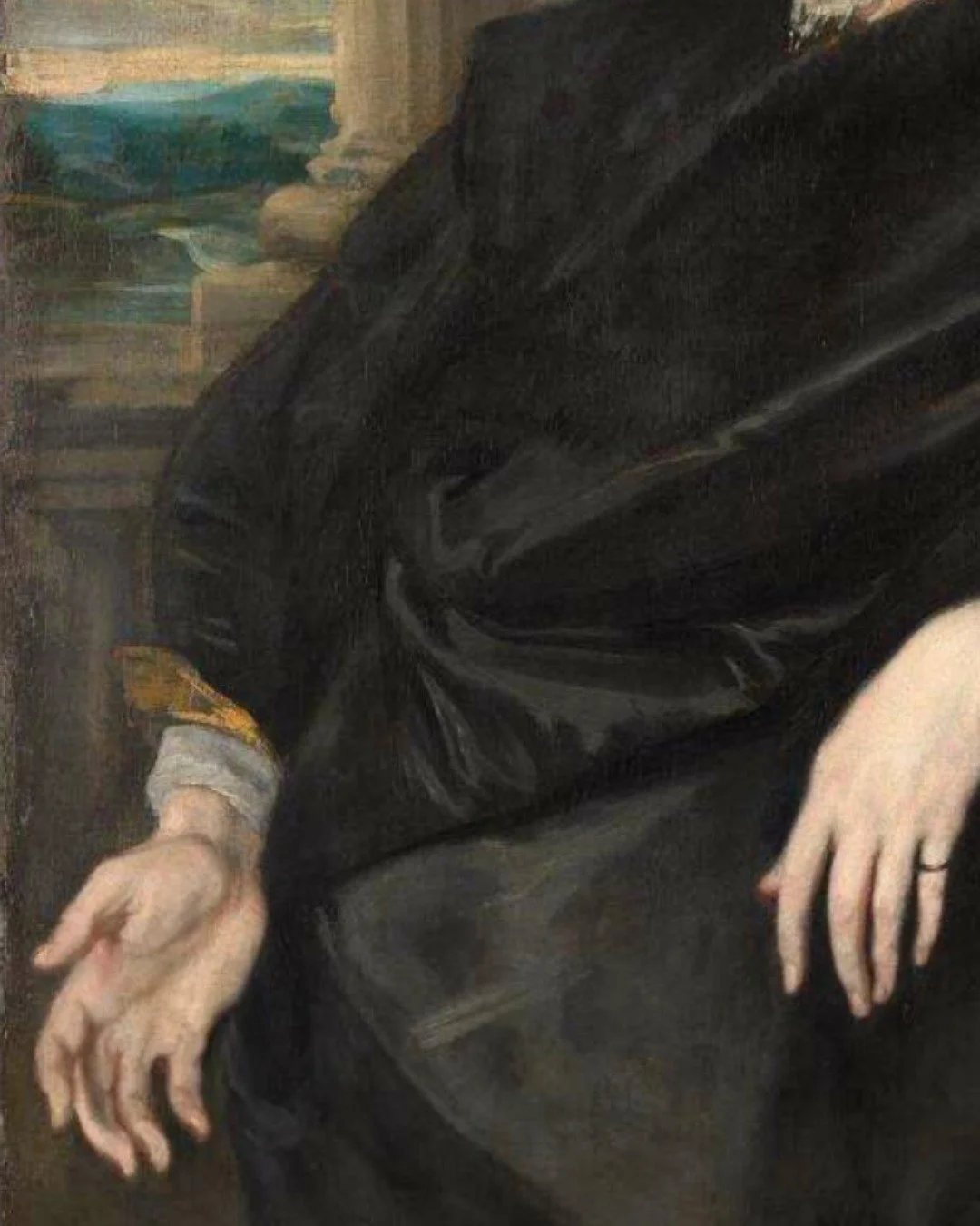 The first thing you learn about Henry is what he does instead of looking.

'Henry loved the way his hands moved when he parleyed, sharp, elegant gestures that cut through the dense studio air. Henry appraised the clean lines of Antonis's profile. It 