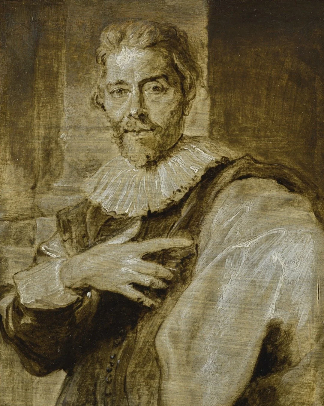 Before a painter commits a face to a panel, they lay down the dead colouring, a flat grey-brown underlayer. At that stage the sitter is no one yet. He could still become anybody.

'The flat grey-brown underlayer made their faces, as yet, no one at al