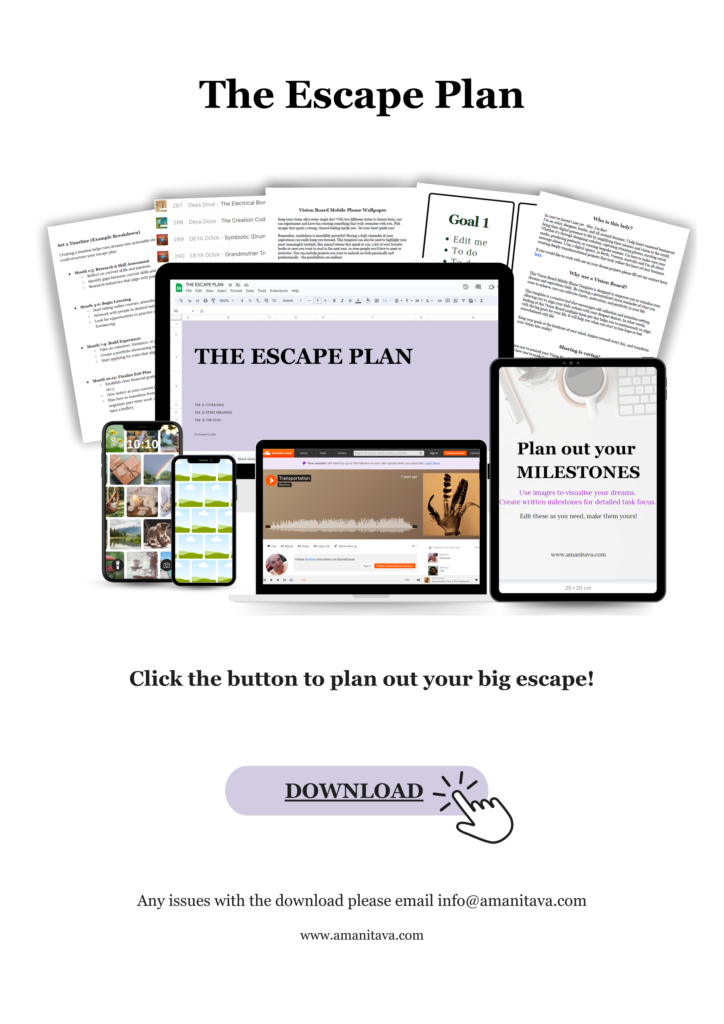 Go on a deep dive journey into mapping out your escape plan from your soul sucking industry to living your life with soul full purpose!