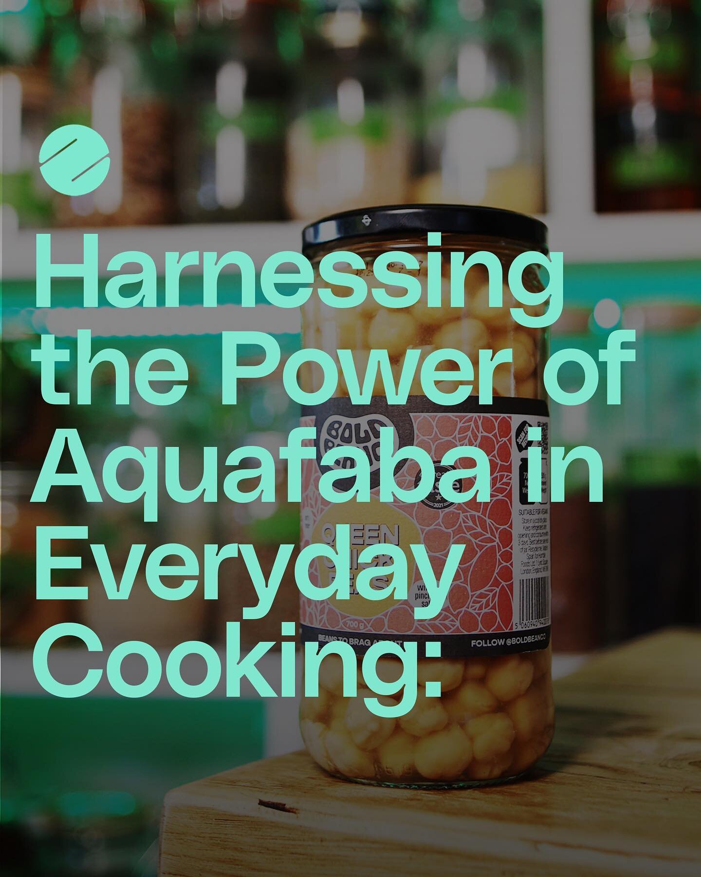 CREATIVE BEANS 🫘 

What is Aquafaba? It&rsquo;s &ldquo;water in which chickpeas or other pulses have been cooked.&rdquo;

Aquafaba offers a zero waste solution to all your egg based dependencies. 

This is just the beginning of a eggless revolution.