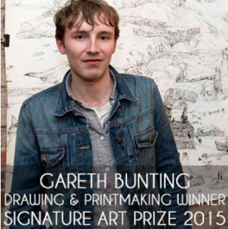 Gareth Bunting on Winning the Drawing &amp; Printmaking Category of the Signature Art Prize 2015