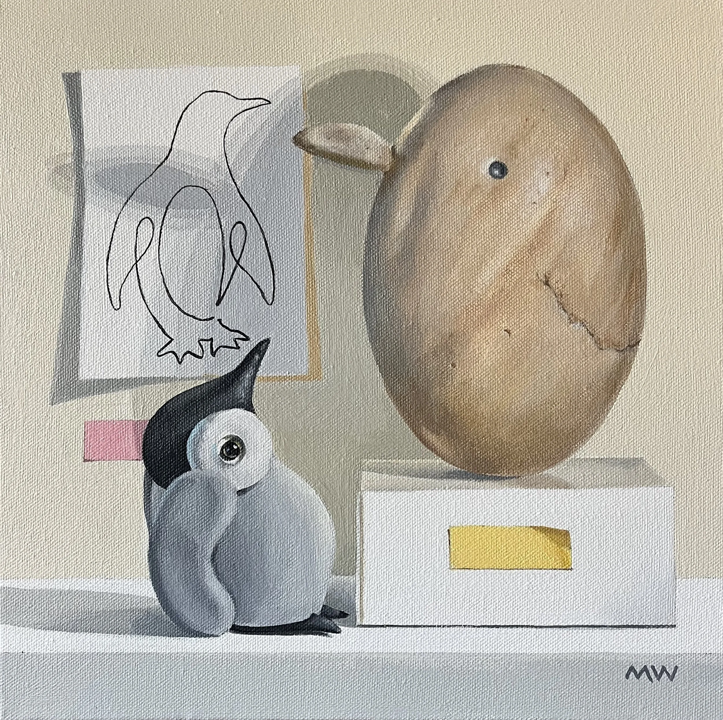 School Trip-tych #1 - A Visit to the Art Gallery