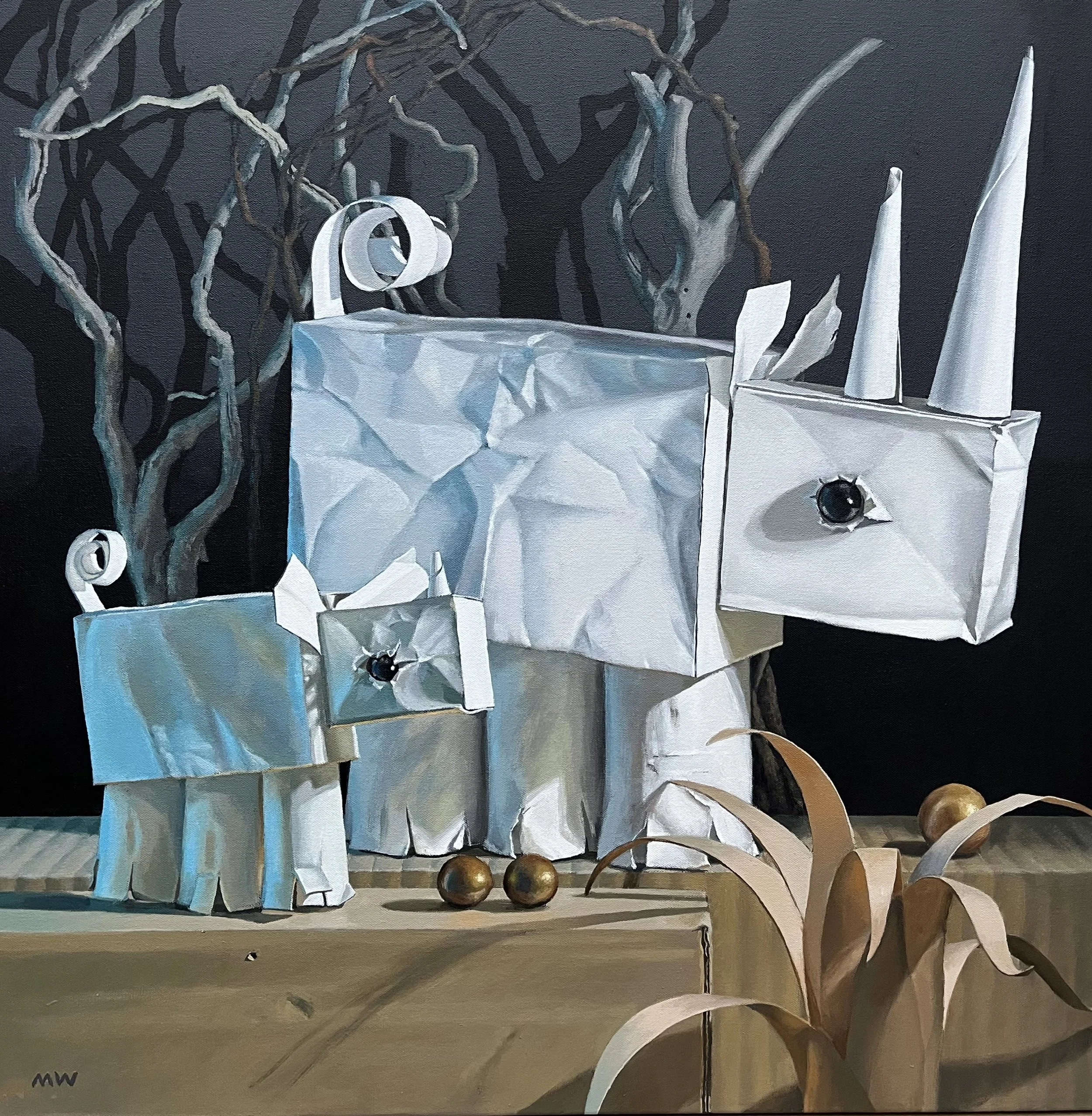 The School Run (Rhinos)