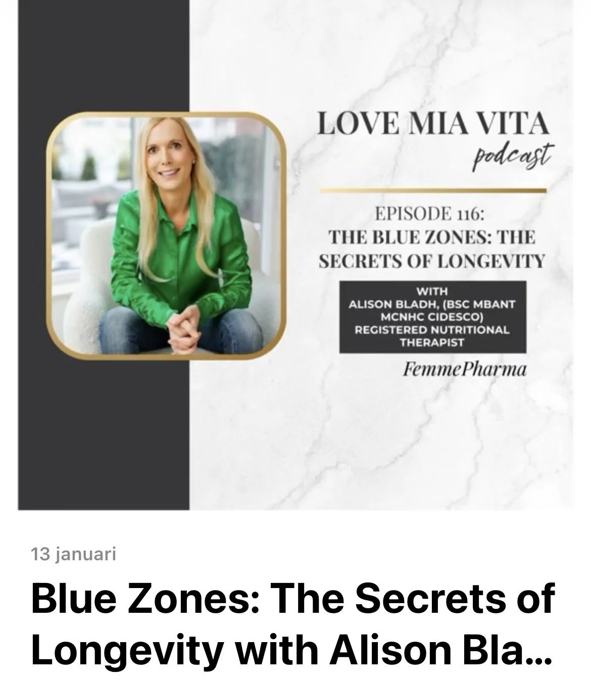 Blue Zones: The Secrets of Longevity
