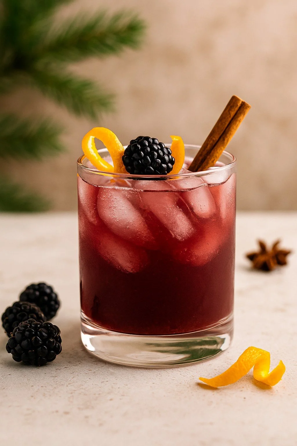 Blackberry Cinnamon Fizz