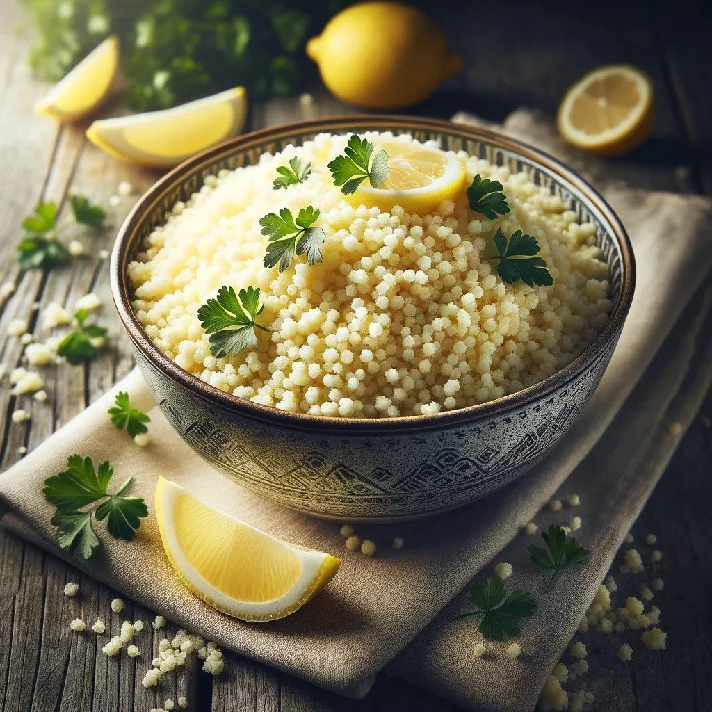 Couscous Salad with Feta, Dates & Parsley NutrientRich Recipe