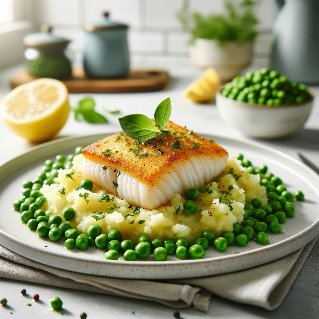 Zesty Haddock with Crushed Potatoes & Peas A Flavourful, Healthy