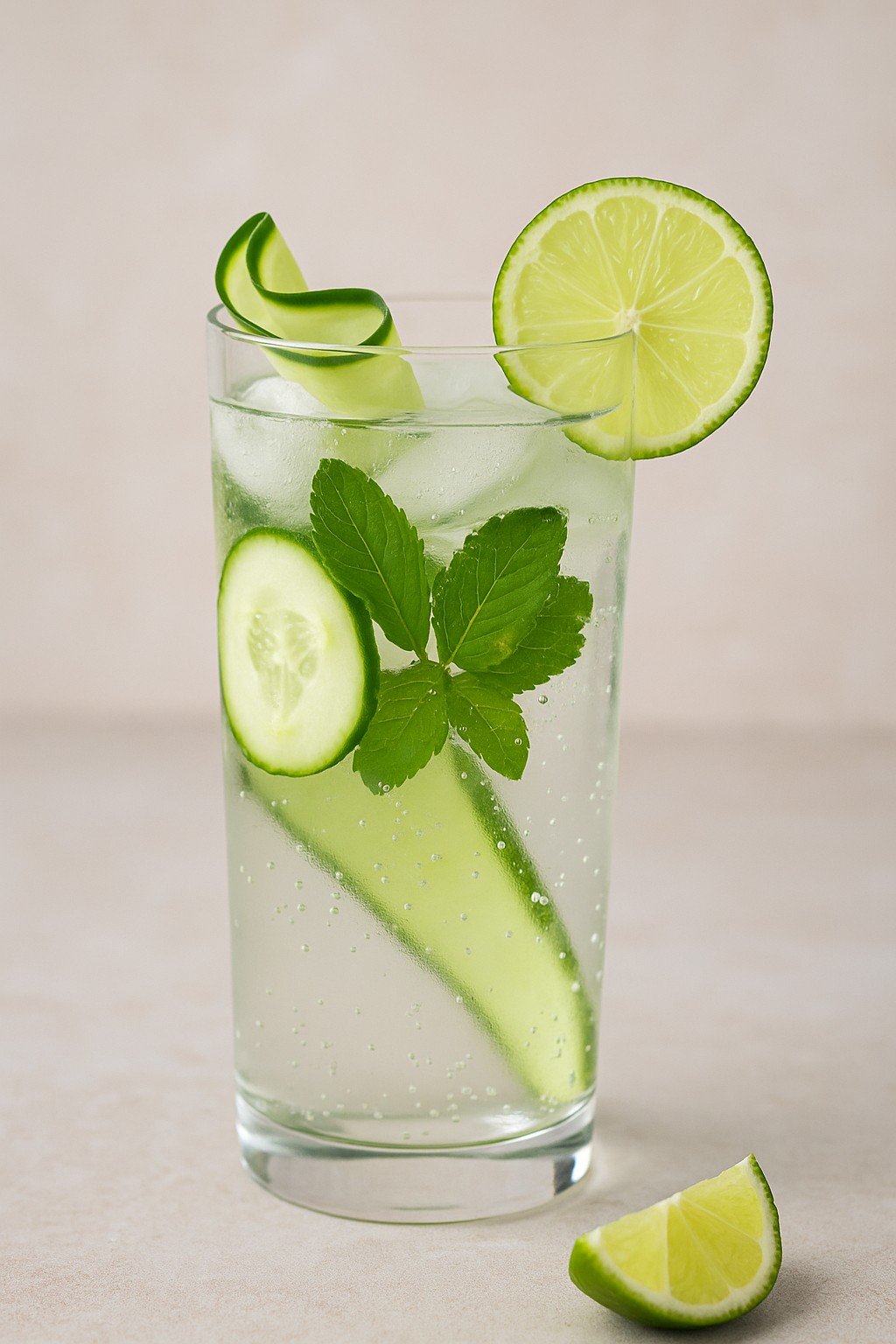 Winter Mint Lime Spritz