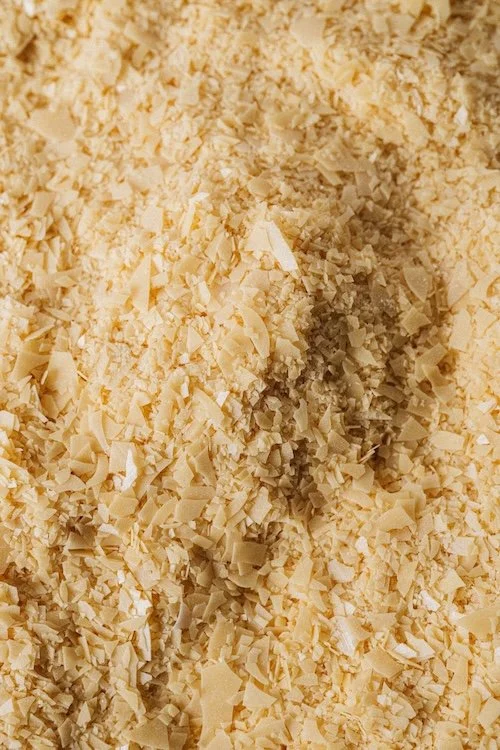 Close up of raw material used to make paint.