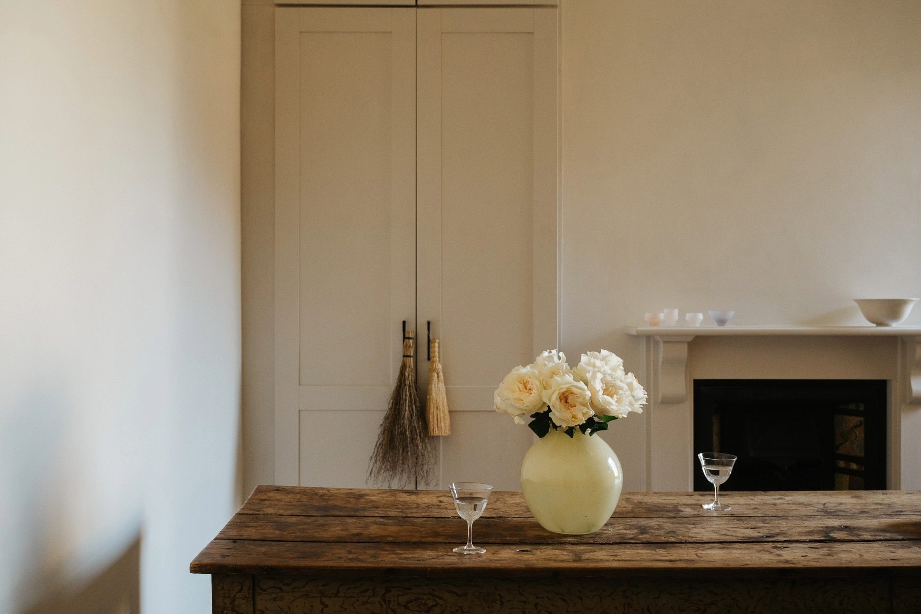 Cupboard painted in Atelier Ellis' I Love You (warm neutral).