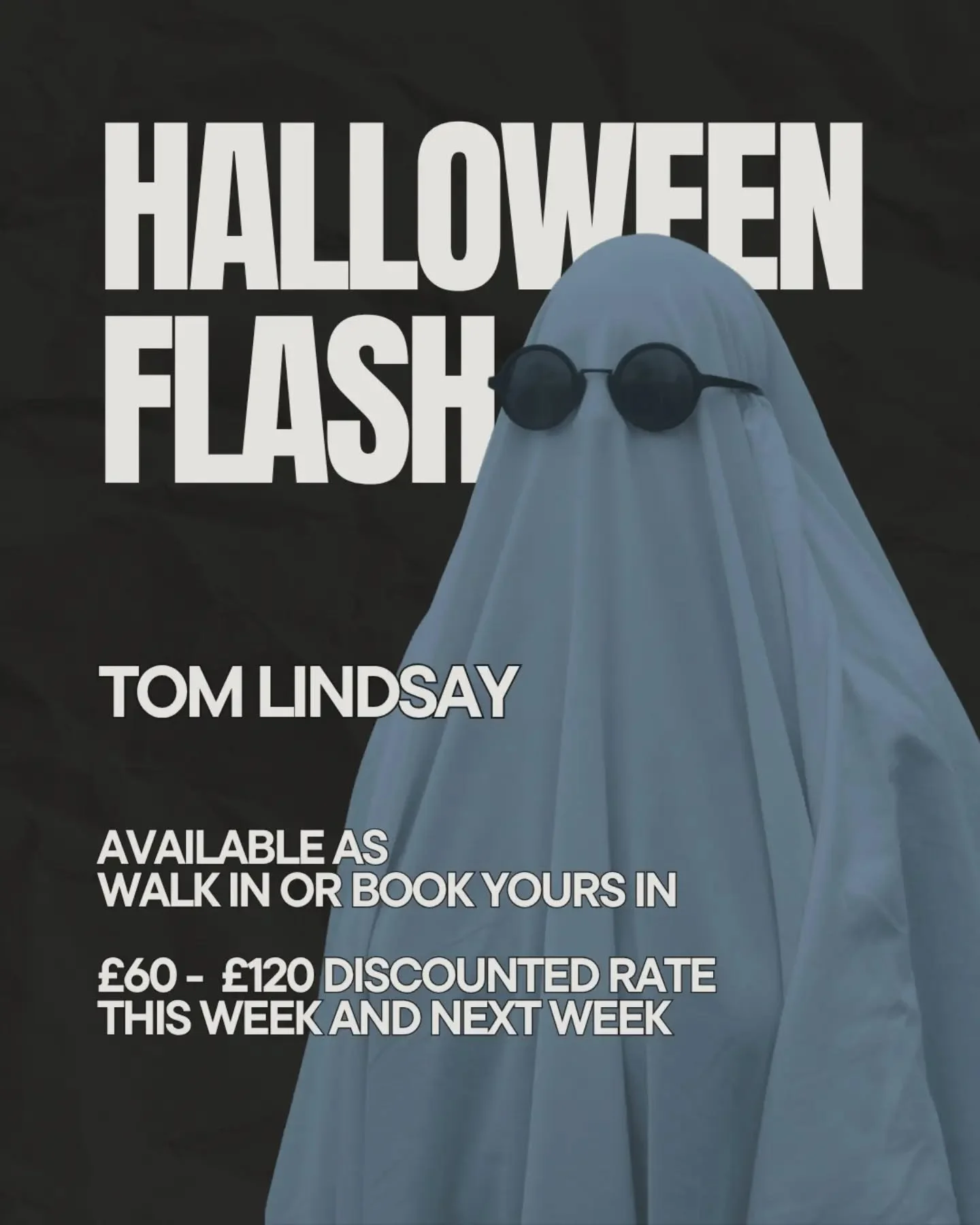 @youngtomtattoos 

👻 HALLOWEEN FLASH DESIGNS👻

&pound;60 - &pound;120 discounted rate this week and next week. 

You can snag one of these spoooooky designs as a walk in or if you want to lock one in, message Tom to make a booking

#tattoo #tattoof