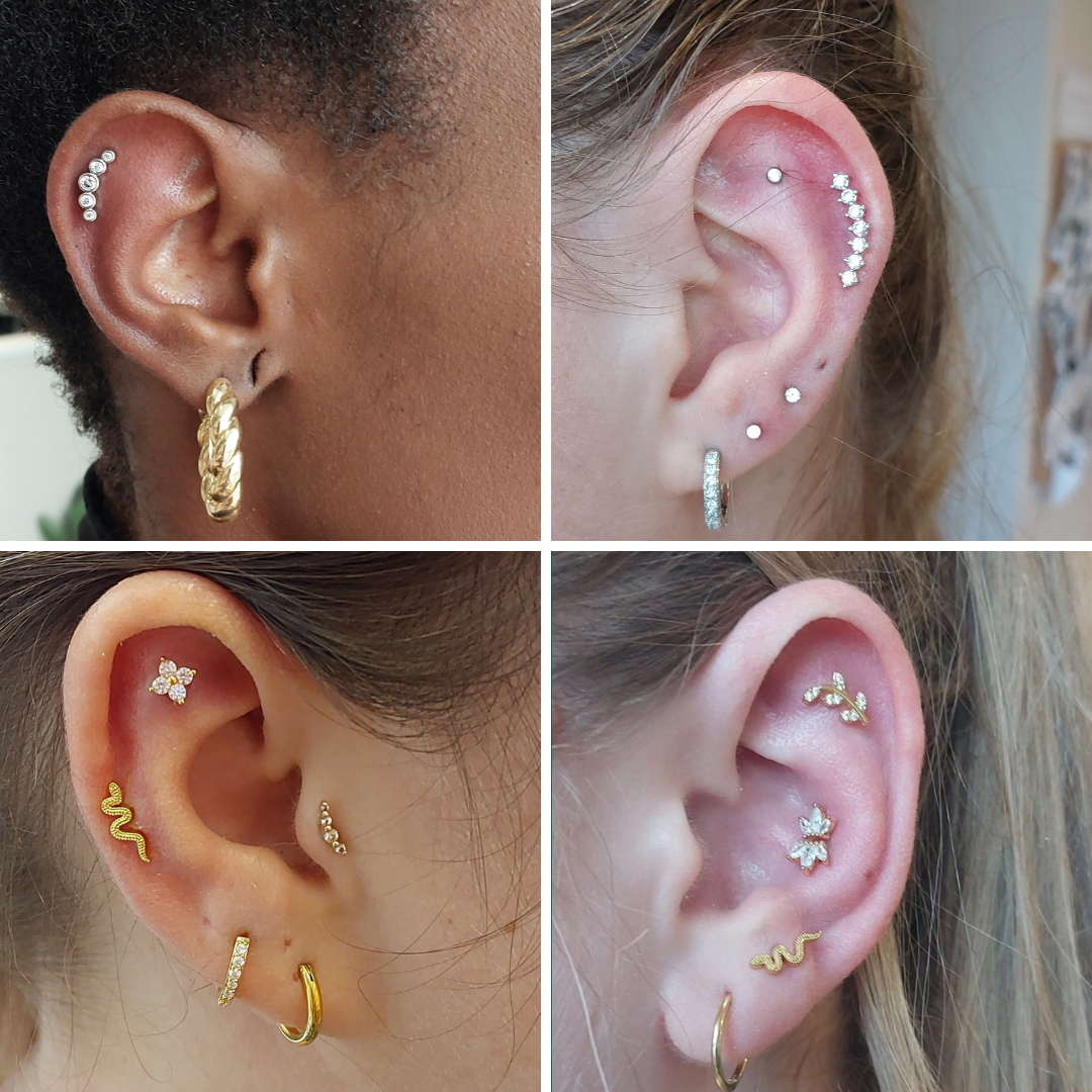 With Genevieve Piercings curated ear piercing party sparkle specialist tooth Jewels jewellery styling laser kings ship tattoo Southsea Portsmouth tattoo kingsshiptattoo femalepiercer piercings with genevieve curated ear specialist piercings multiple