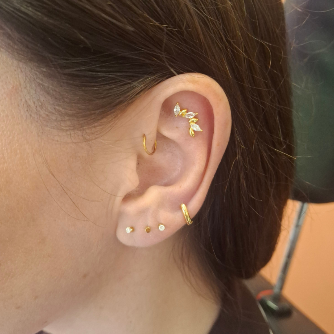 Piercings with Genevieve Piercings professional piercer qualified piercer curated ear specialist ear piercings nostril piercings nipple piercings jewellery styling discoballxgenevieve piercing jewellery piercing party group booking children and teen