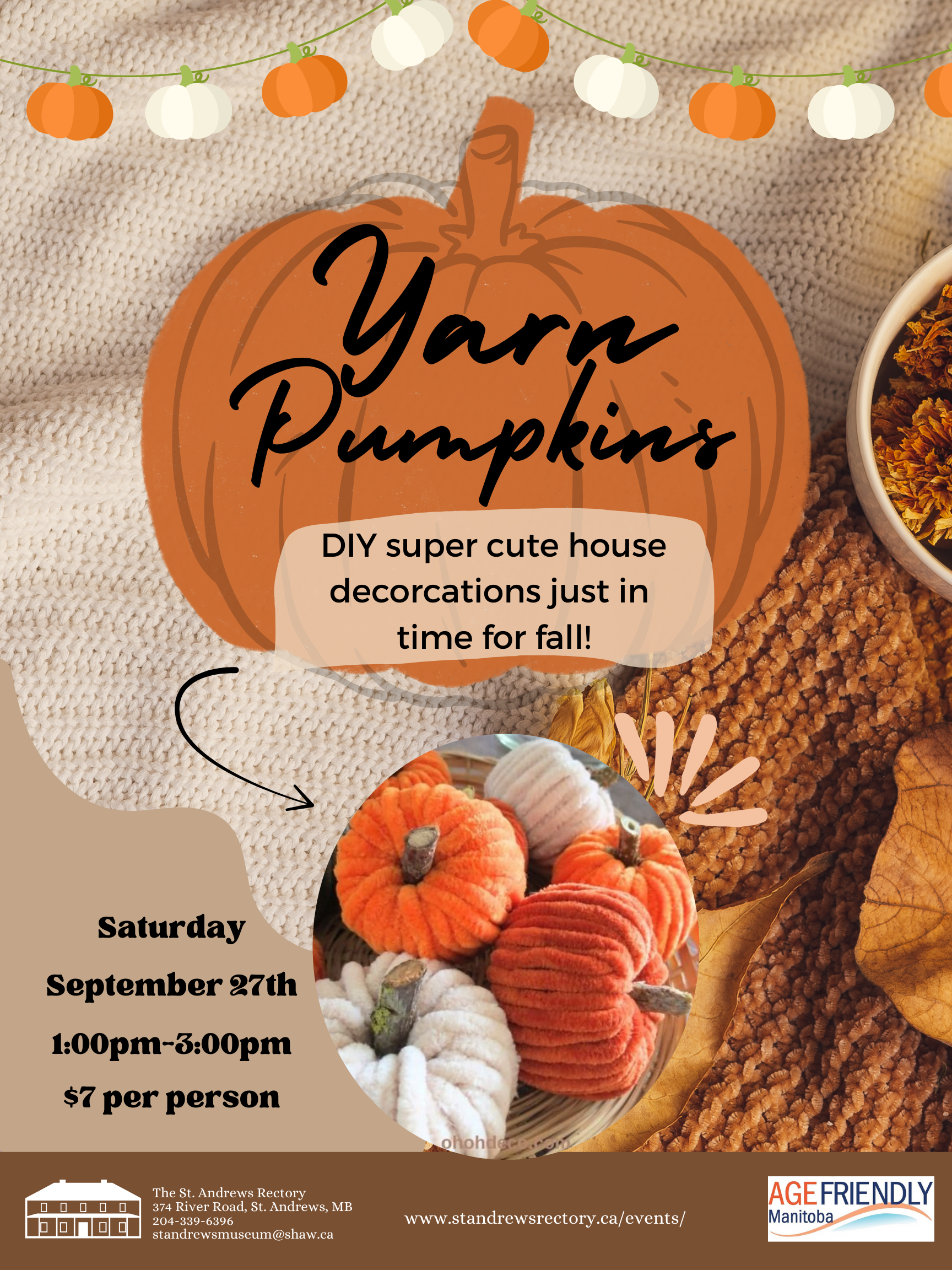 Yarn Pumpkins