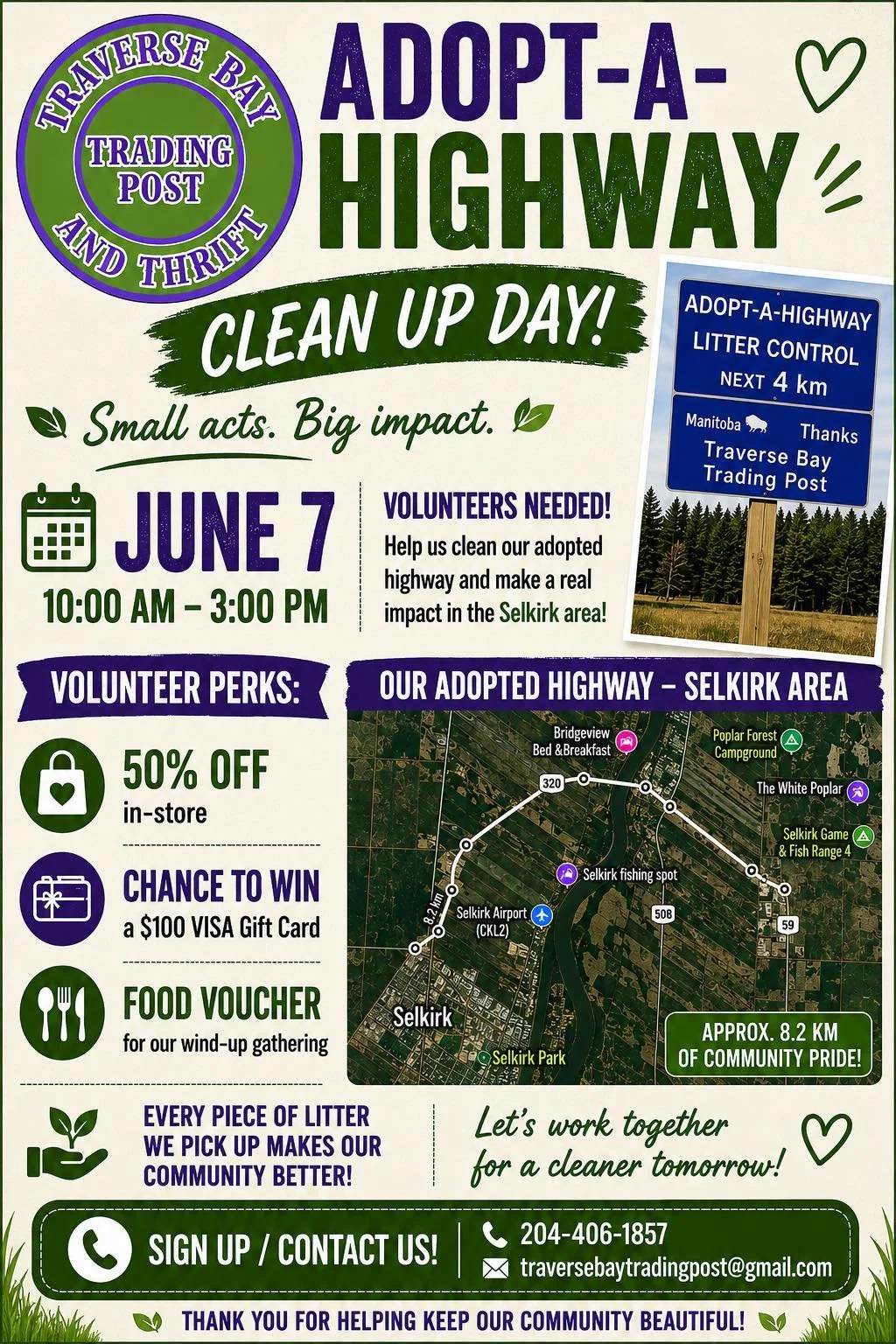 Adopt-A-Highway Clean Up Day
