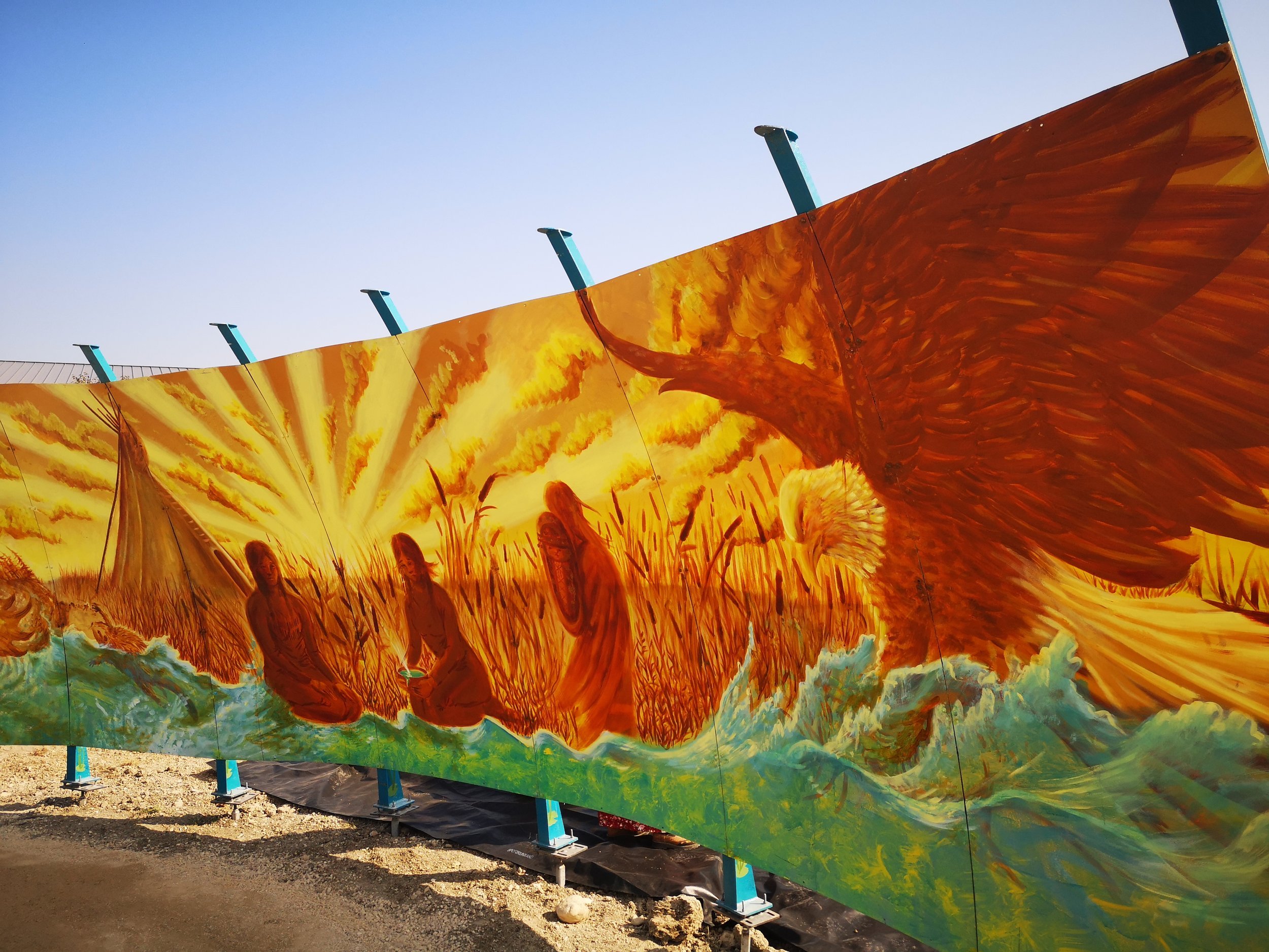 Sacred Spirits of Turtle Island Mural at Gaynor Family Library.jpg