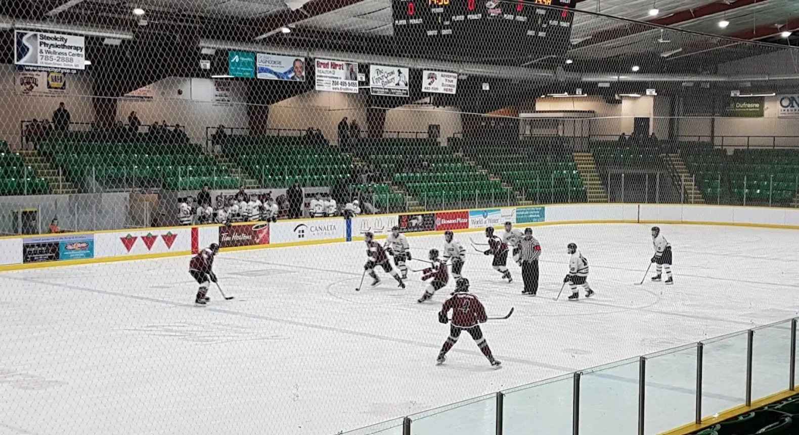 Skating Selkirk Rec Complex Manitoba